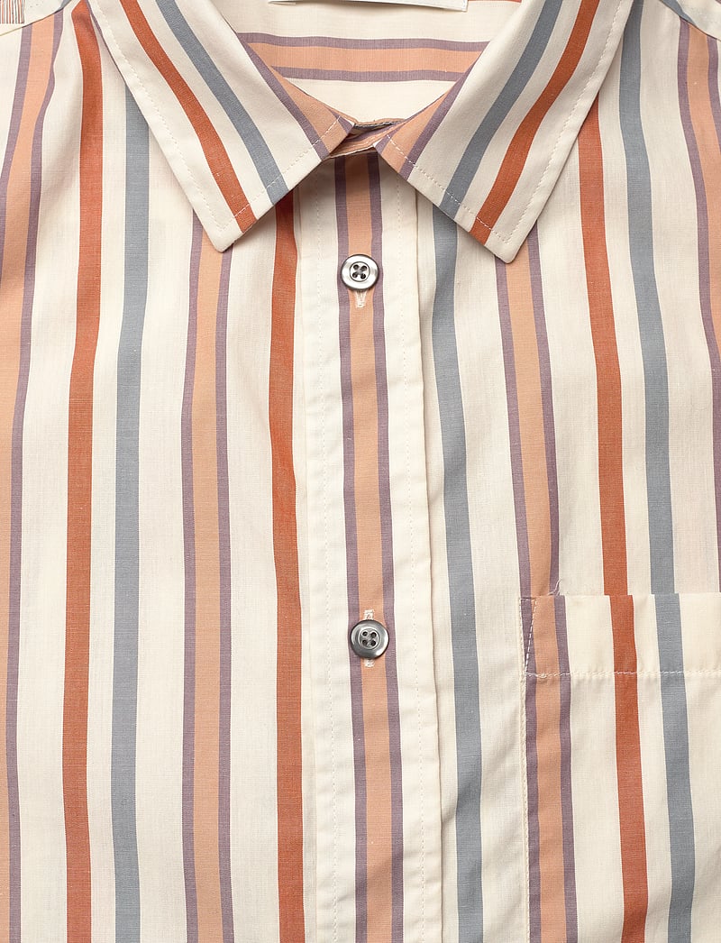 WOOD WOOD - WWNico shirt stripe - stribede skjorter - silver gray - 5