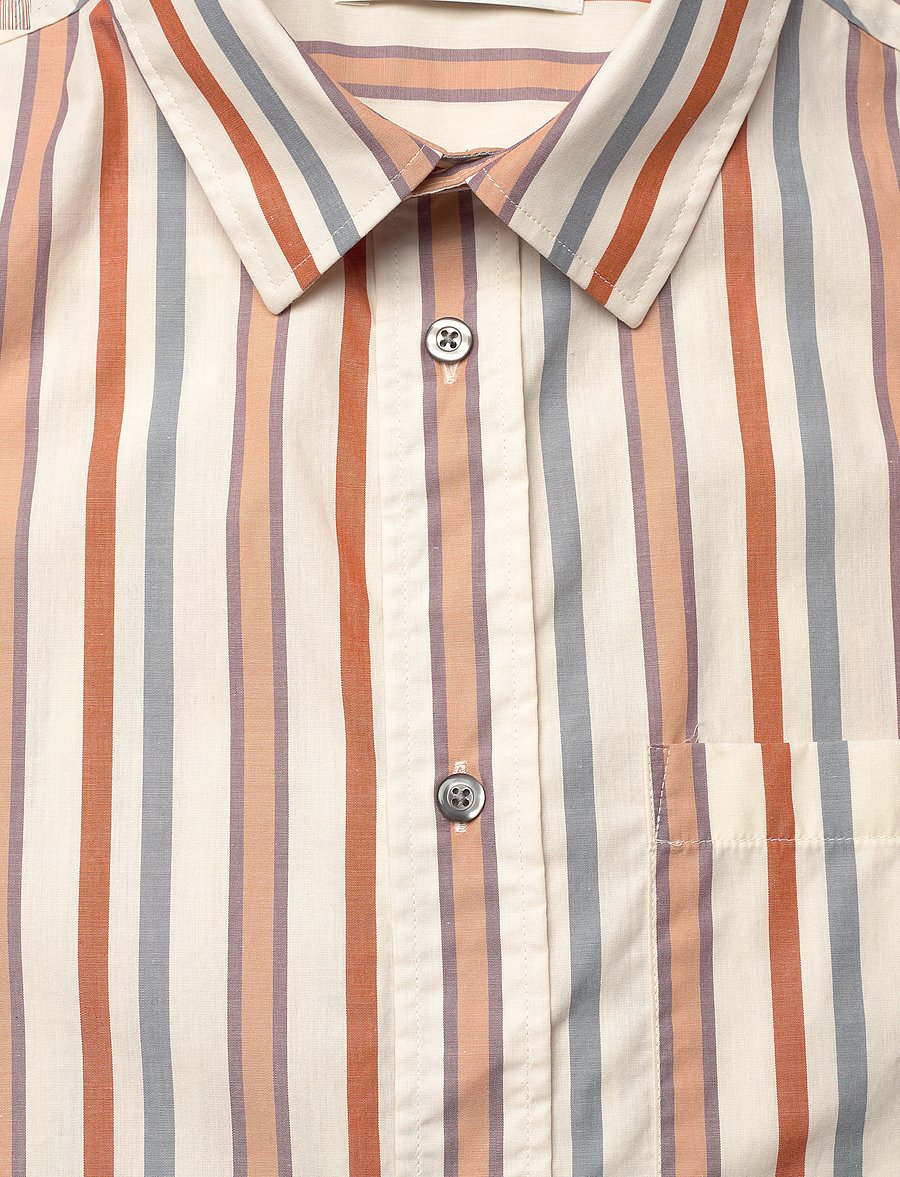 WOOD WOOD - WWNico shirt stripe - gestreifte hemden - silver gray - 5