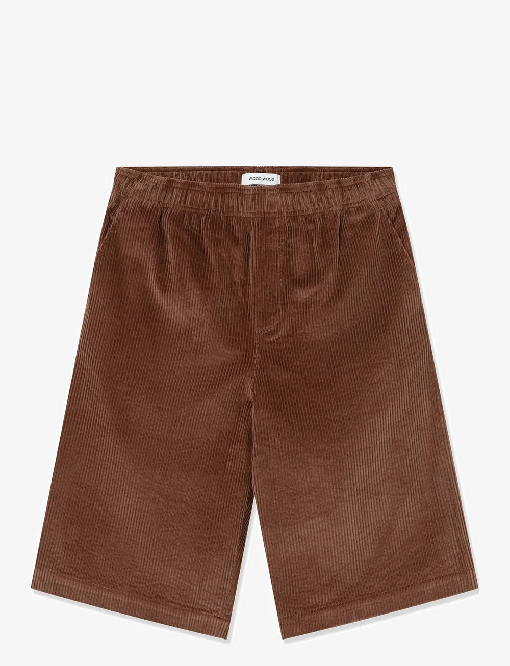 WOOD WOOD - WWBrett corduroy shorts - casual shorts - potting soil - 1