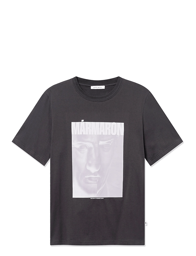 WOOD WOOD - WWBobby Marmaron - kurzärmelig - licorice - 1