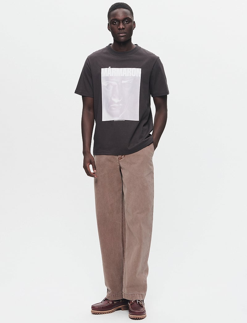 WOOD WOOD - WWBobby Marmaron - kurzärmelig - licorice - 2