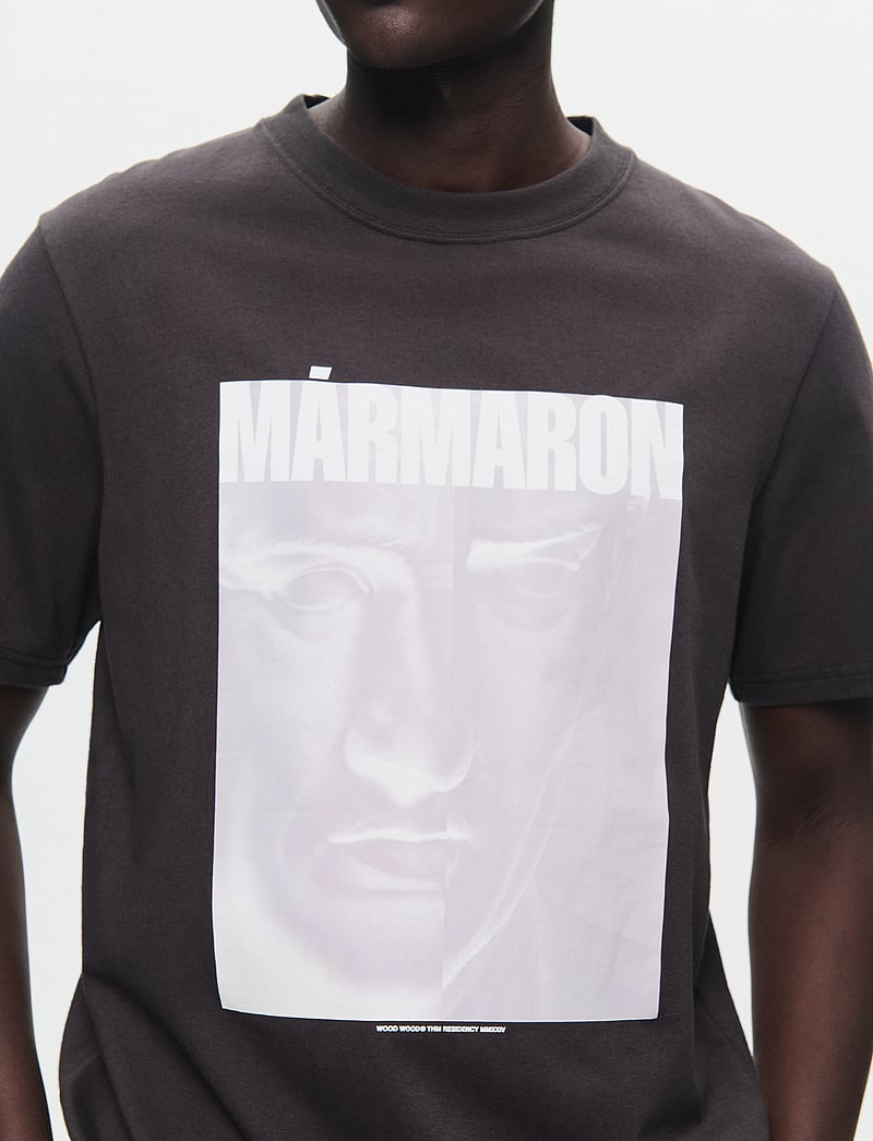 WOOD WOOD - WWBobby Marmaron - kurzärmelig - licorice - 4