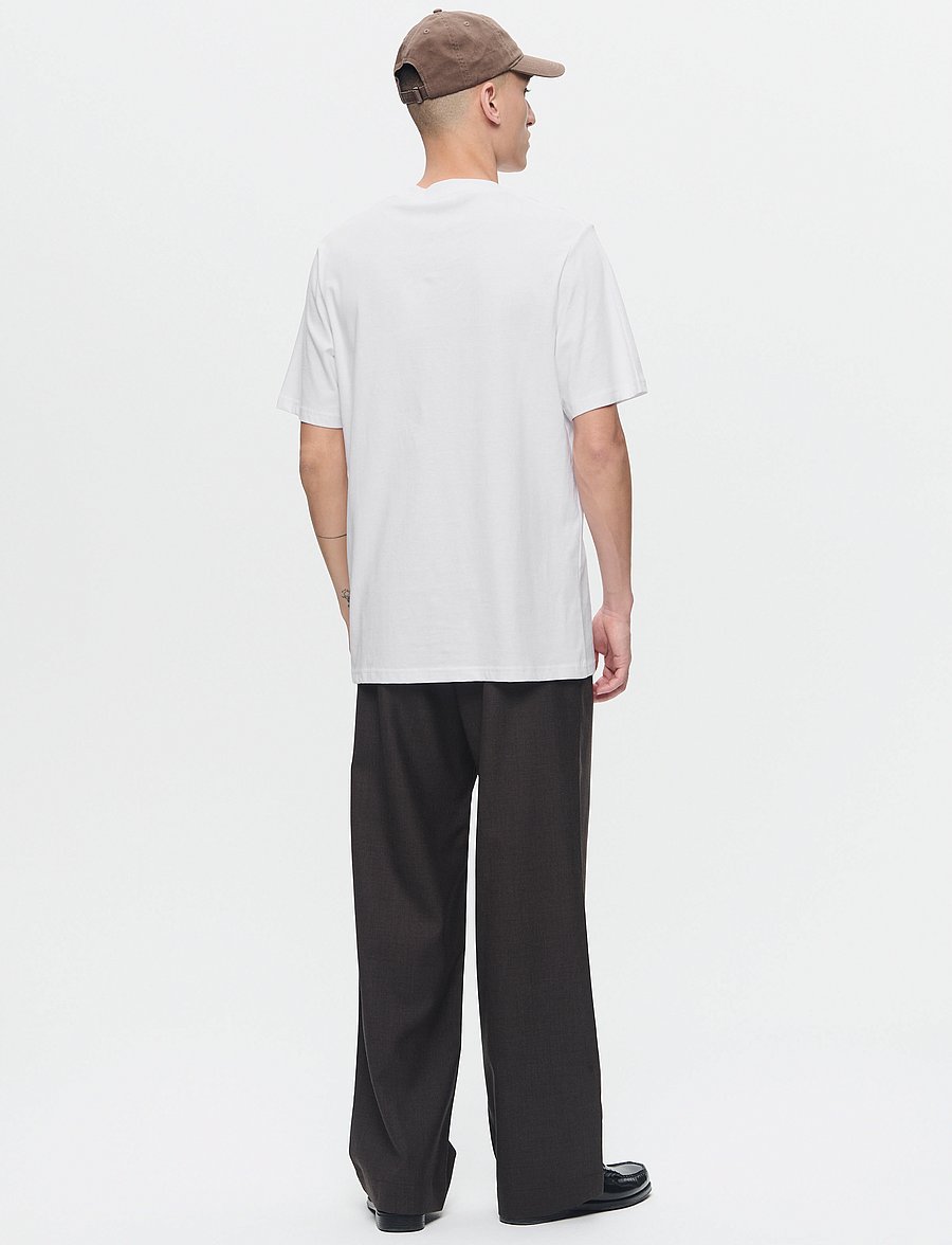 WOOD WOOD - WWBobby Archrock - kurzärmelig - bright white - 3