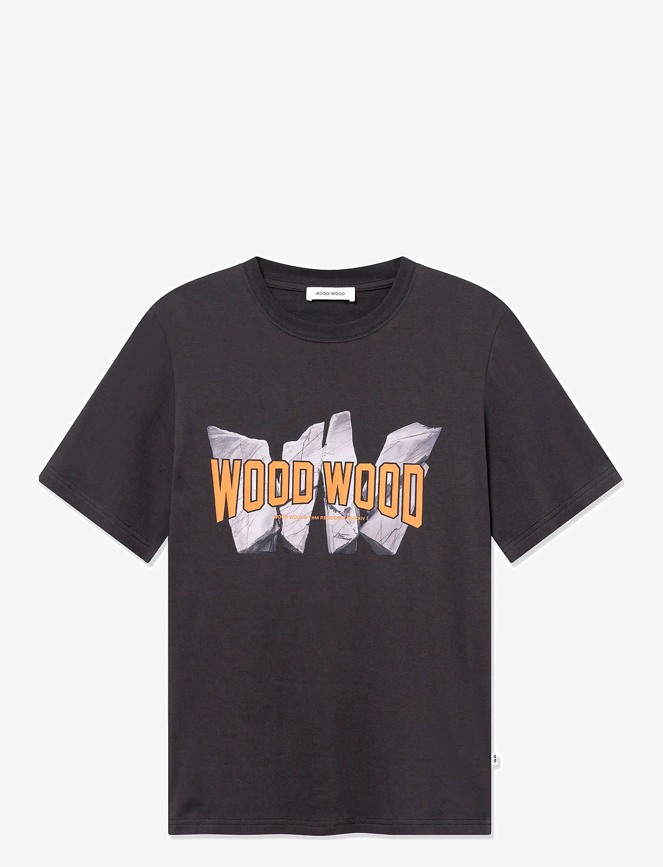 WOOD WOOD - WWBobby Archrock - kurzärmelig - licorice - 1