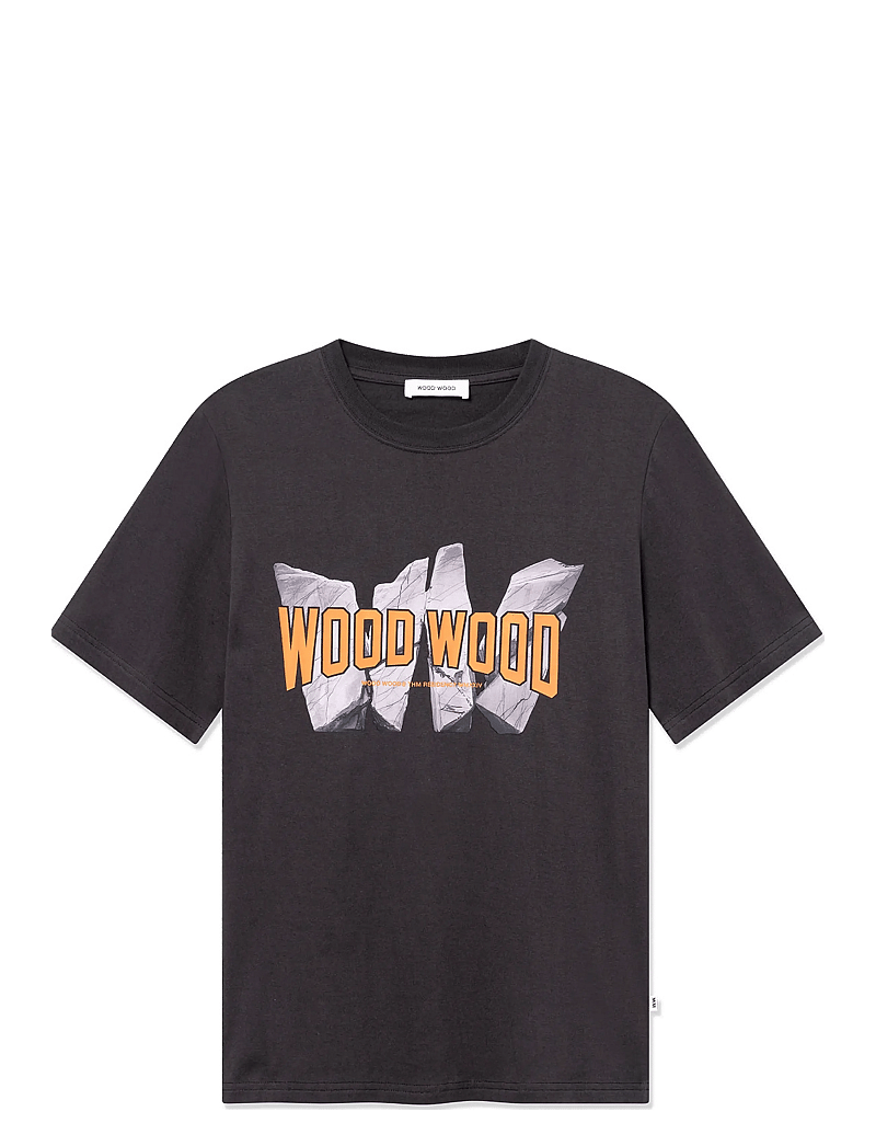 WOOD WOOD - WWBobby Archrock - kurzärmelig - licorice - 1