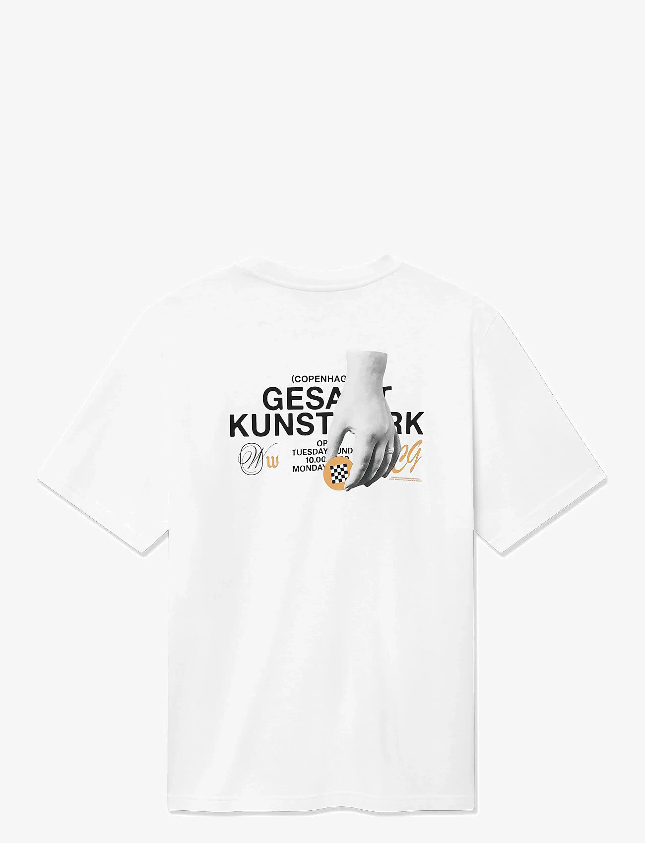 WOOD WOOD - WWHaider Gesart - kortærmede t-shirts - bright white - 2