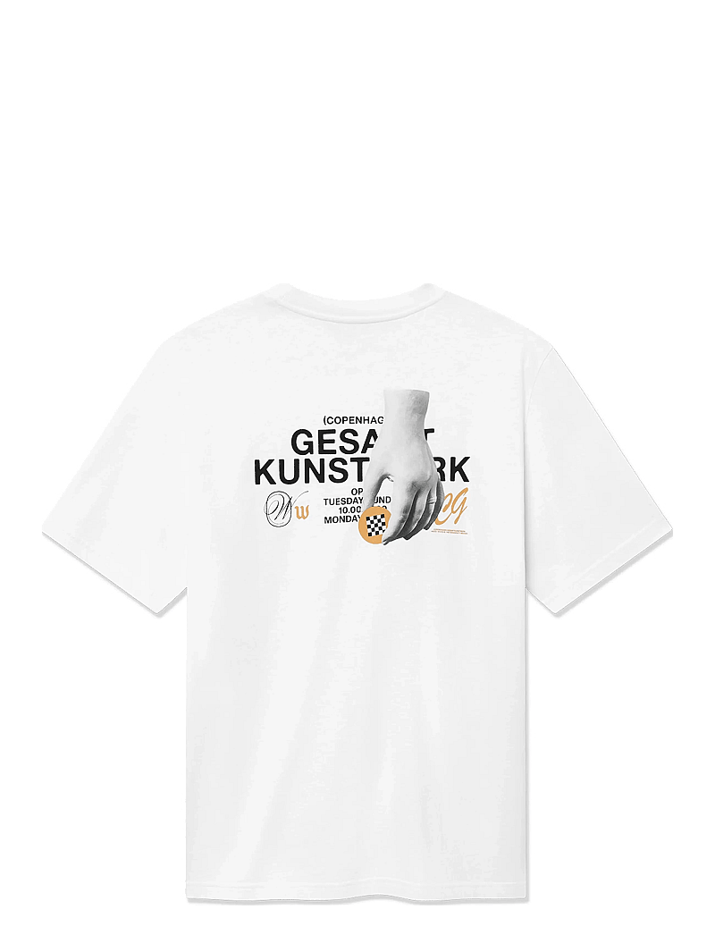 WOOD WOOD - WWHaider Gesart - kortærmede t-shirts - bright white - 2