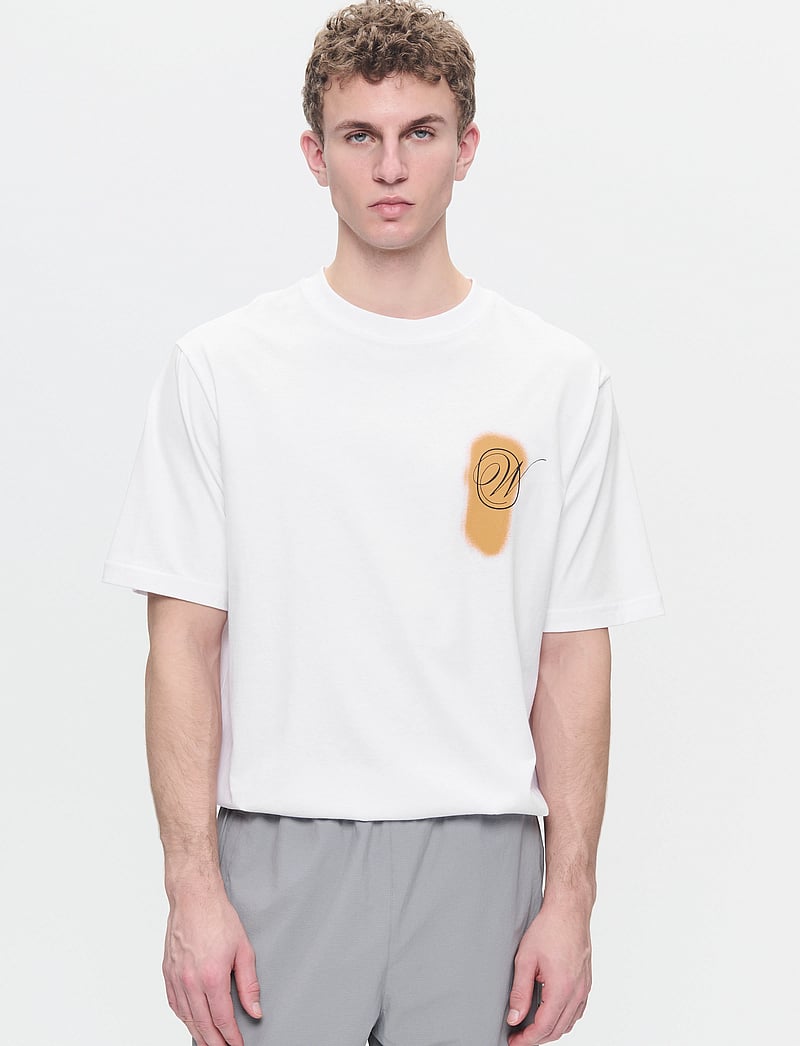 WOOD WOOD - WWHaider Gesart - kortærmede t-shirts - bright white - 0