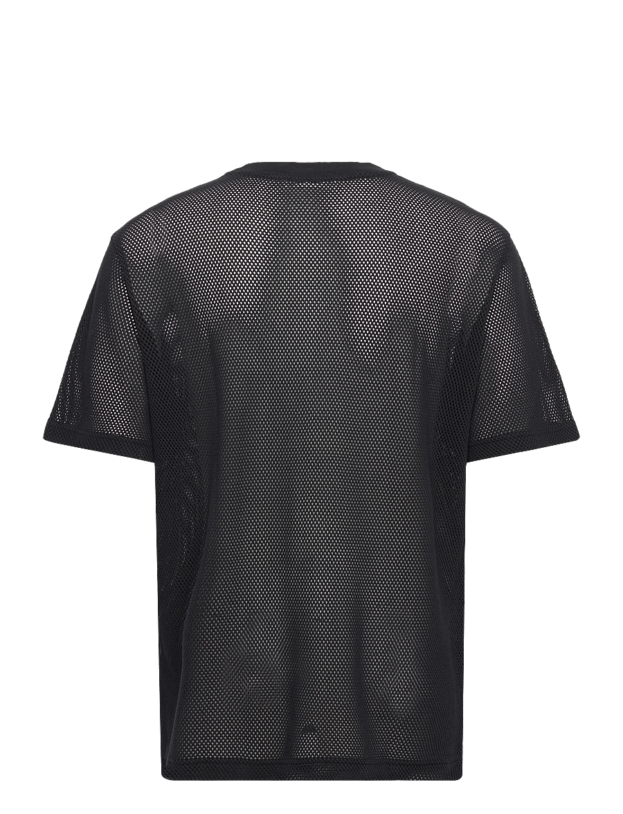 WOOD WOOD - WWHaider Mesh T-shirt - kortermede t-skjorter - black - 1