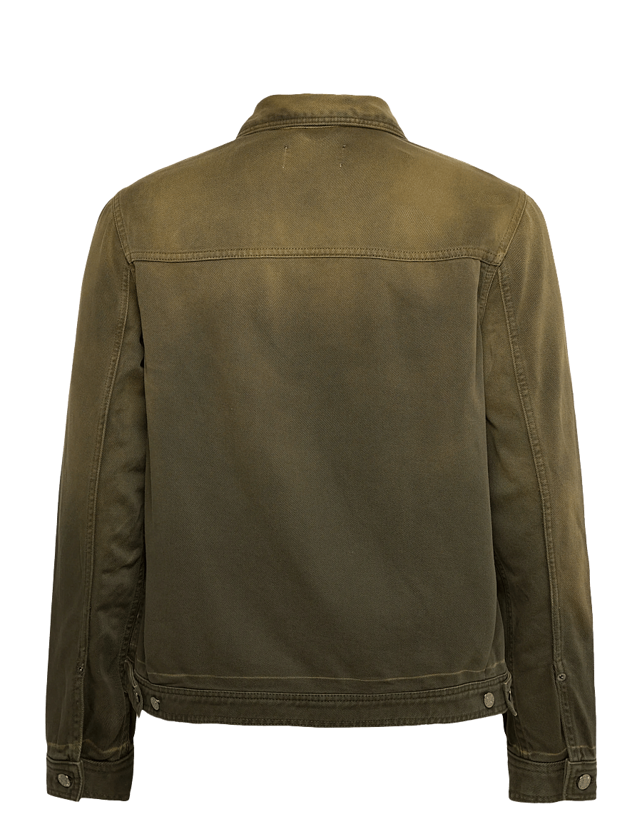 WOOD WOOD - WWIvan Denim Jacket - fall jackets - wet hem wash - 1