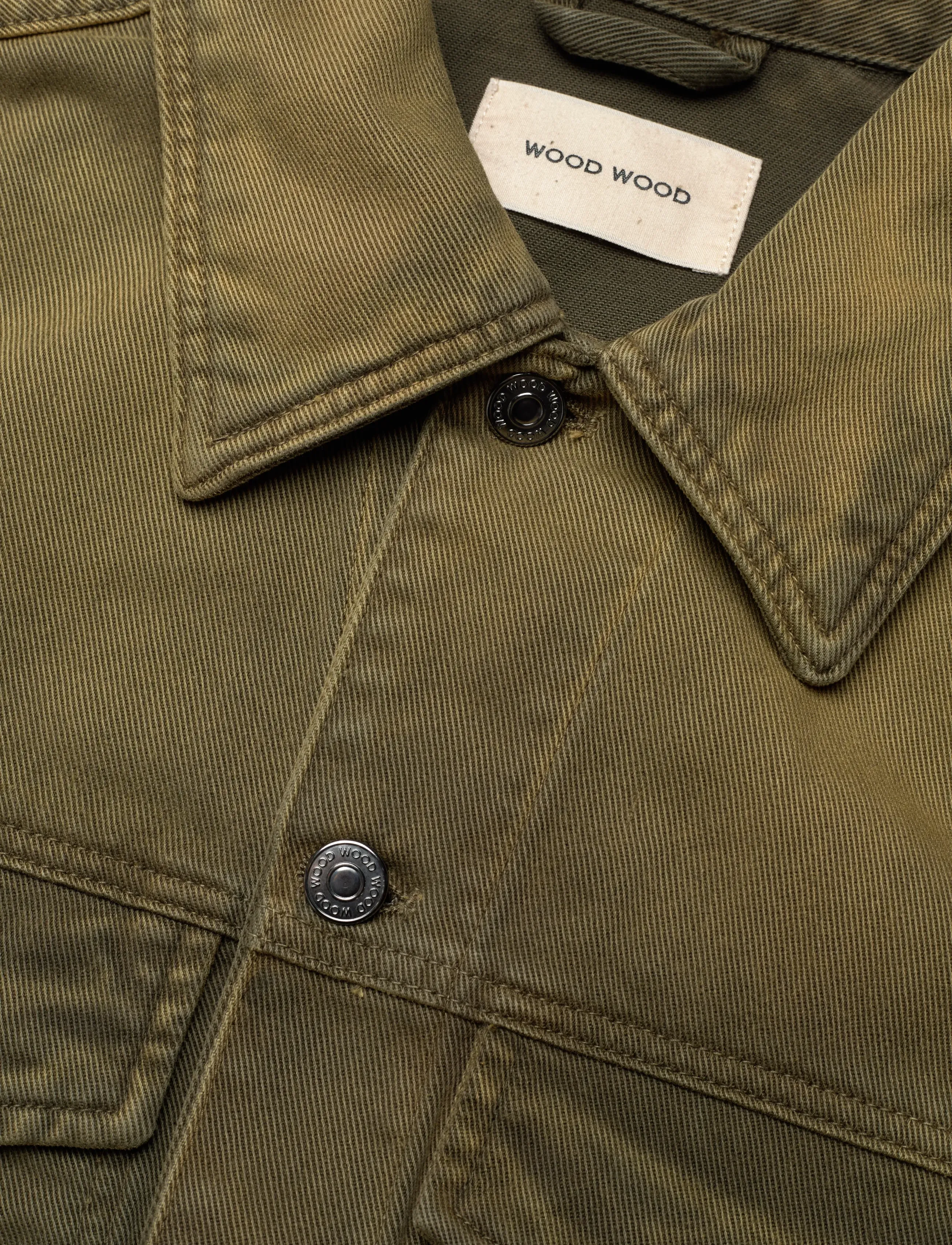 WOOD WOOD - WWIvan Denim Jacket - forårsjakker - wet hem wash - 2