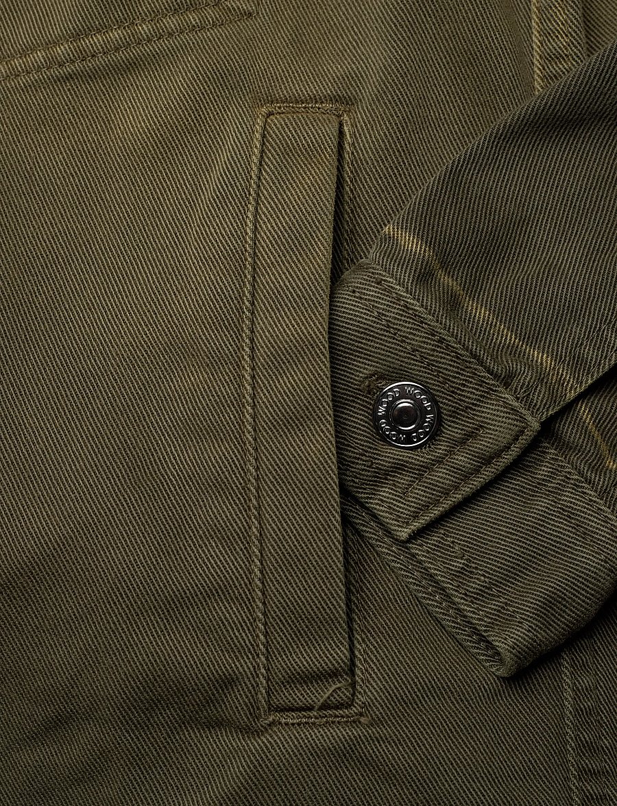 WOOD WOOD - WWIvan Denim Jacket - fall jackets - wet hem wash - 3