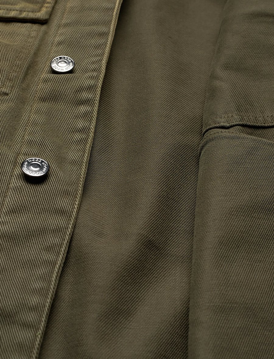 WOOD WOOD - WWIvan Denim Jacket - fall jackets - wet hem wash - 4
