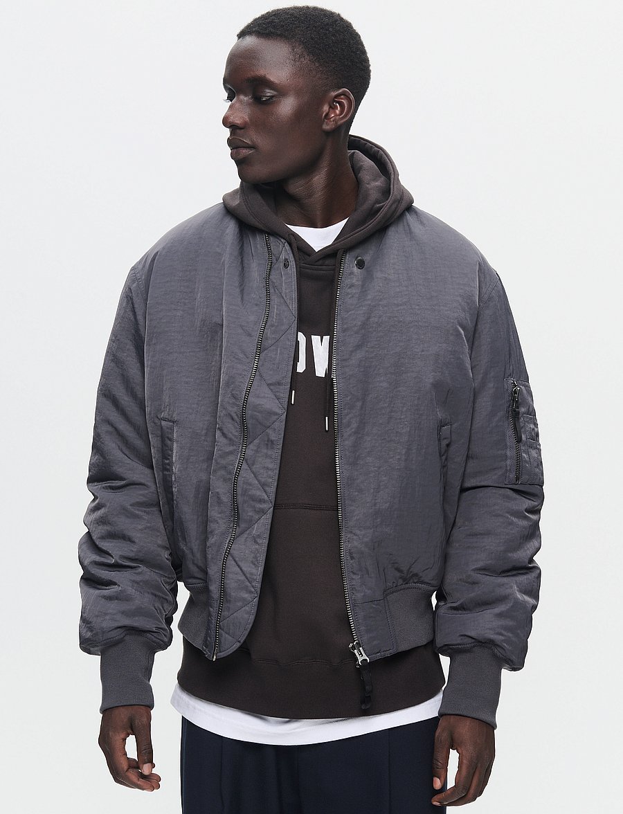 WOOD WOOD - WWMiley Elwyn Bomber - kevadjoped - dark gray - 0