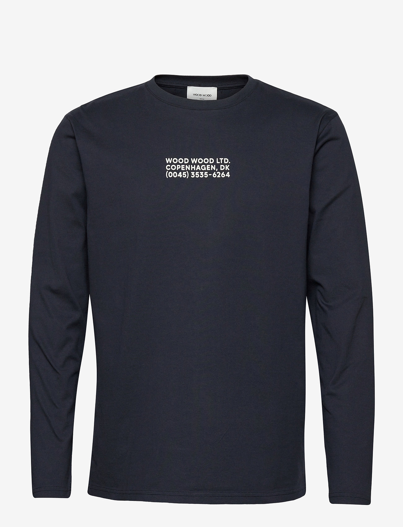 Wood Wood - Peter long sleeve - navy - 0