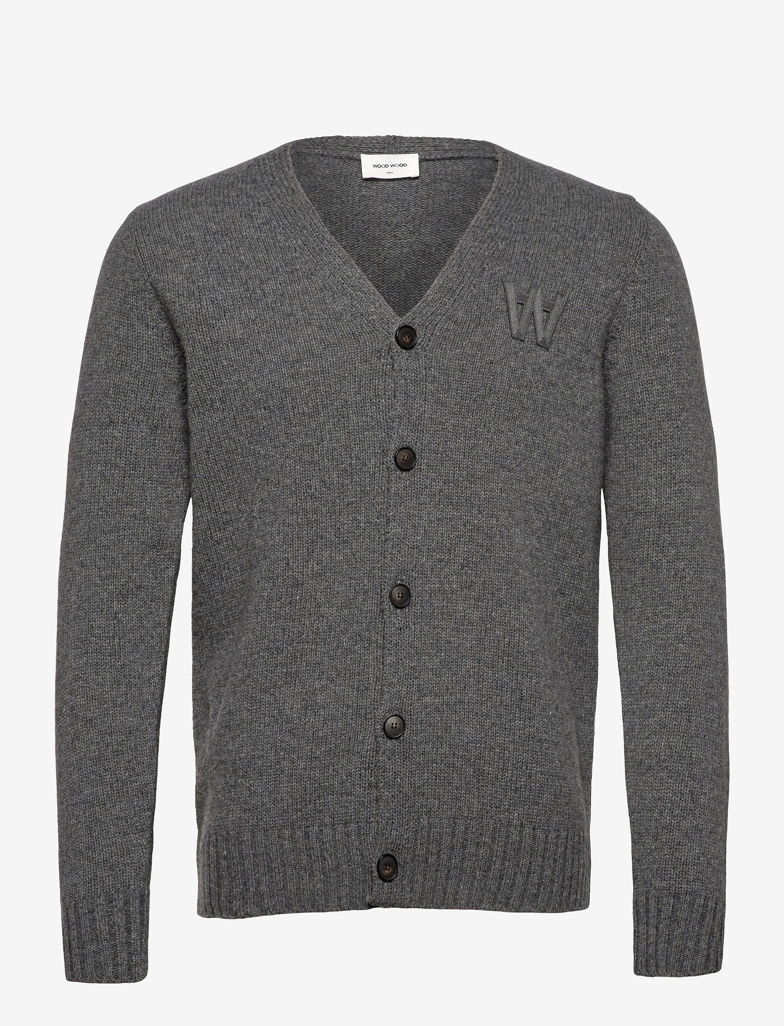 Wood Wood - Kalle cardigan - grey - 0