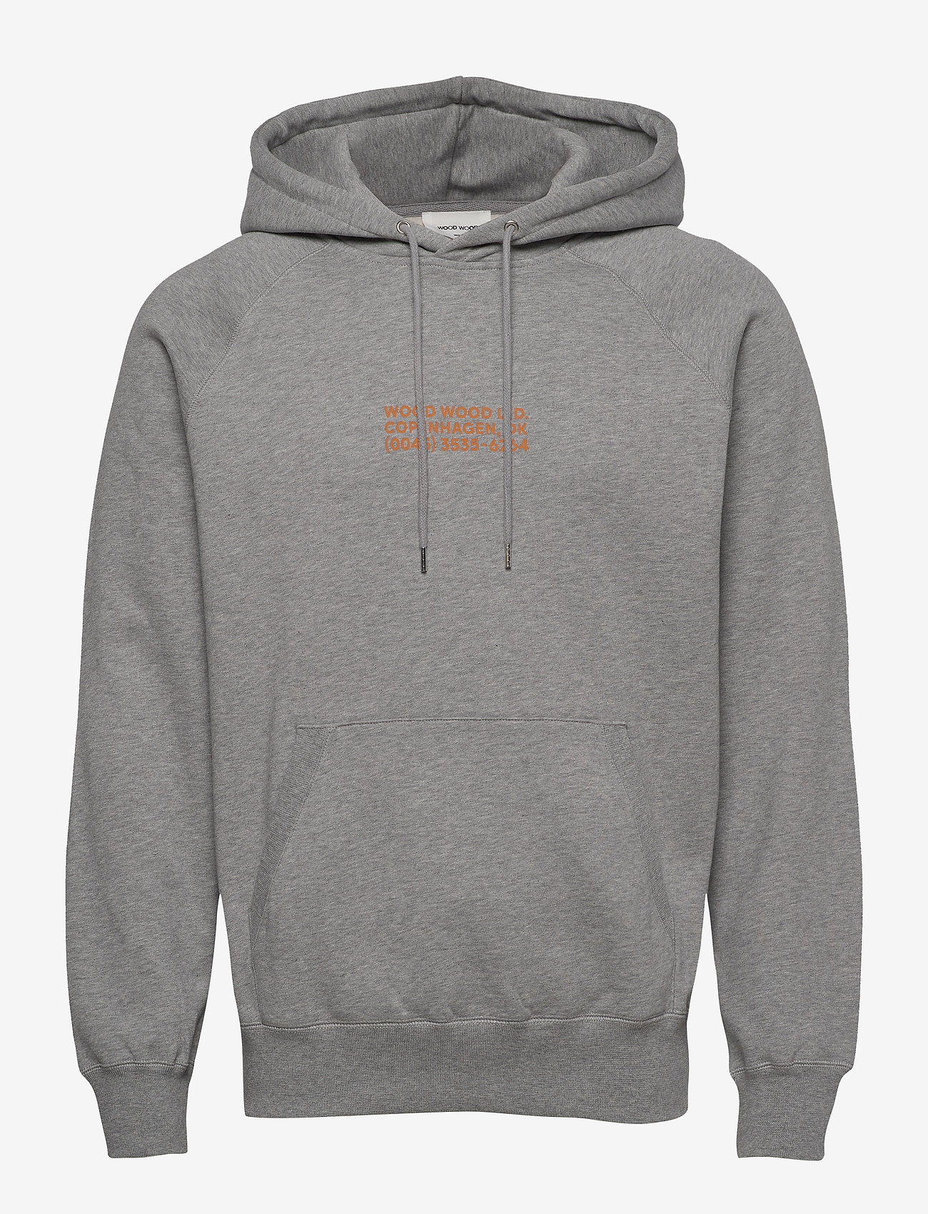 WOOD WOOD - Fred hoodie - grey melange - 0