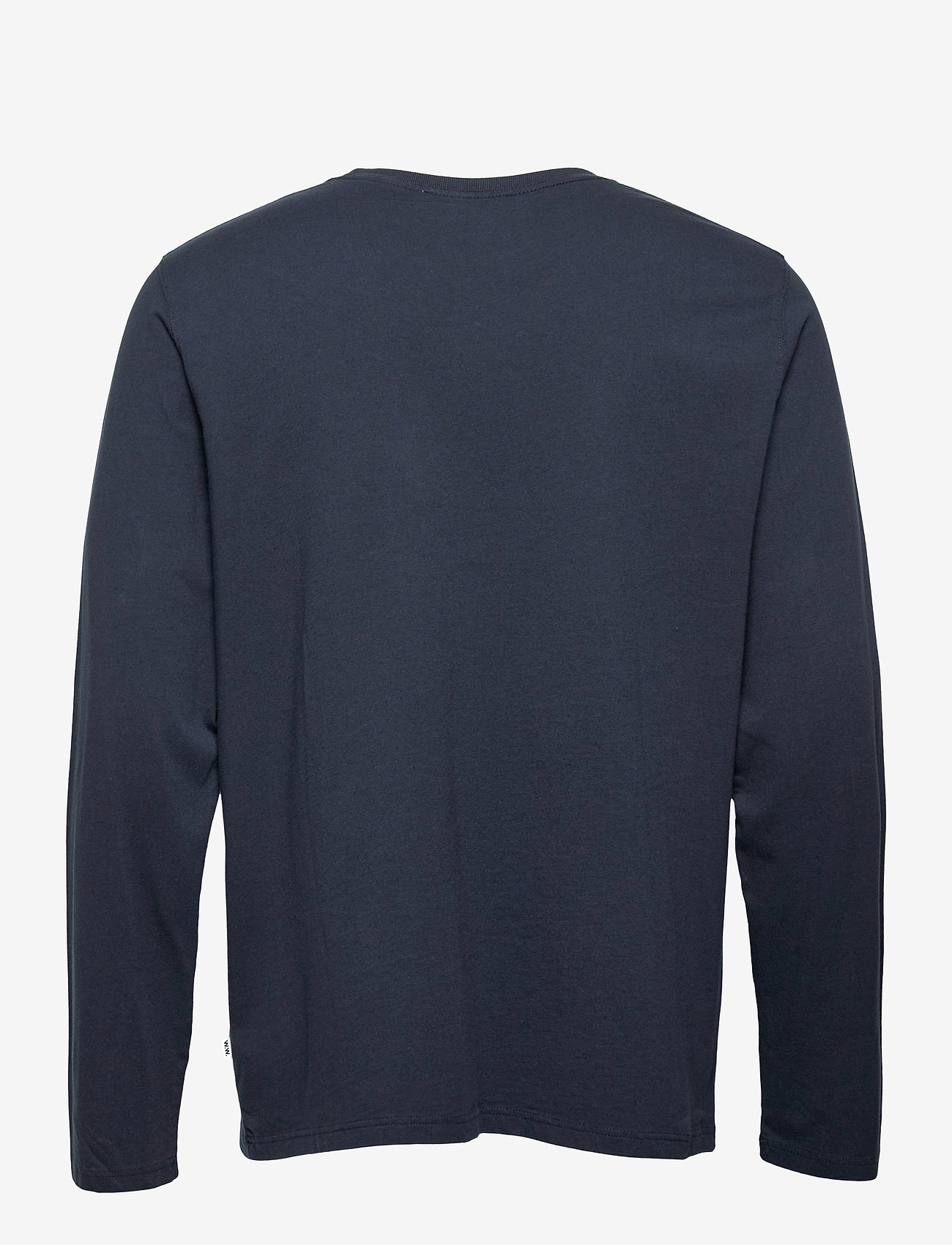 Wood Wood - Peter logo long sleeve - navy - 1