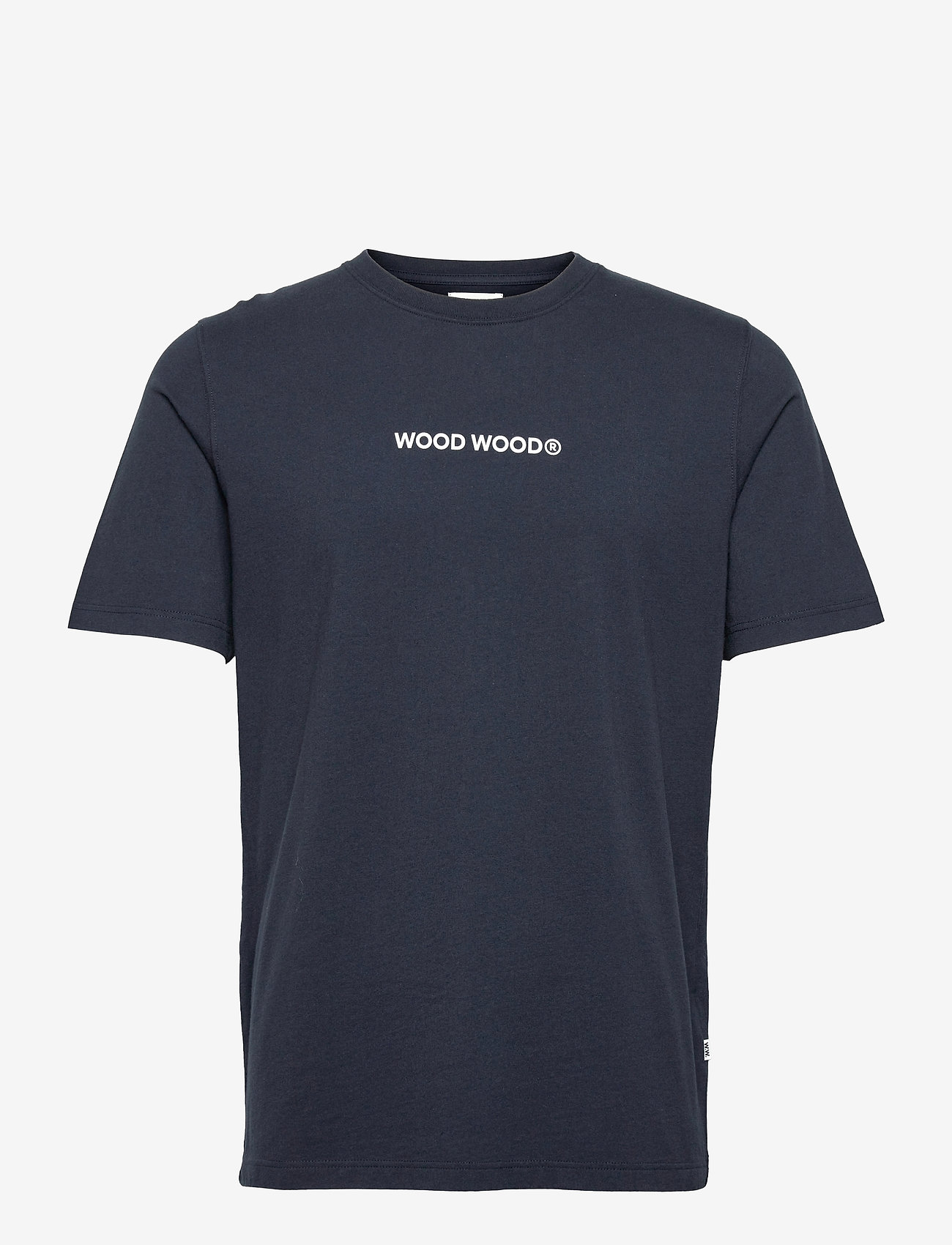 Wood Wood - Sami logo T-shirt - navy - 0