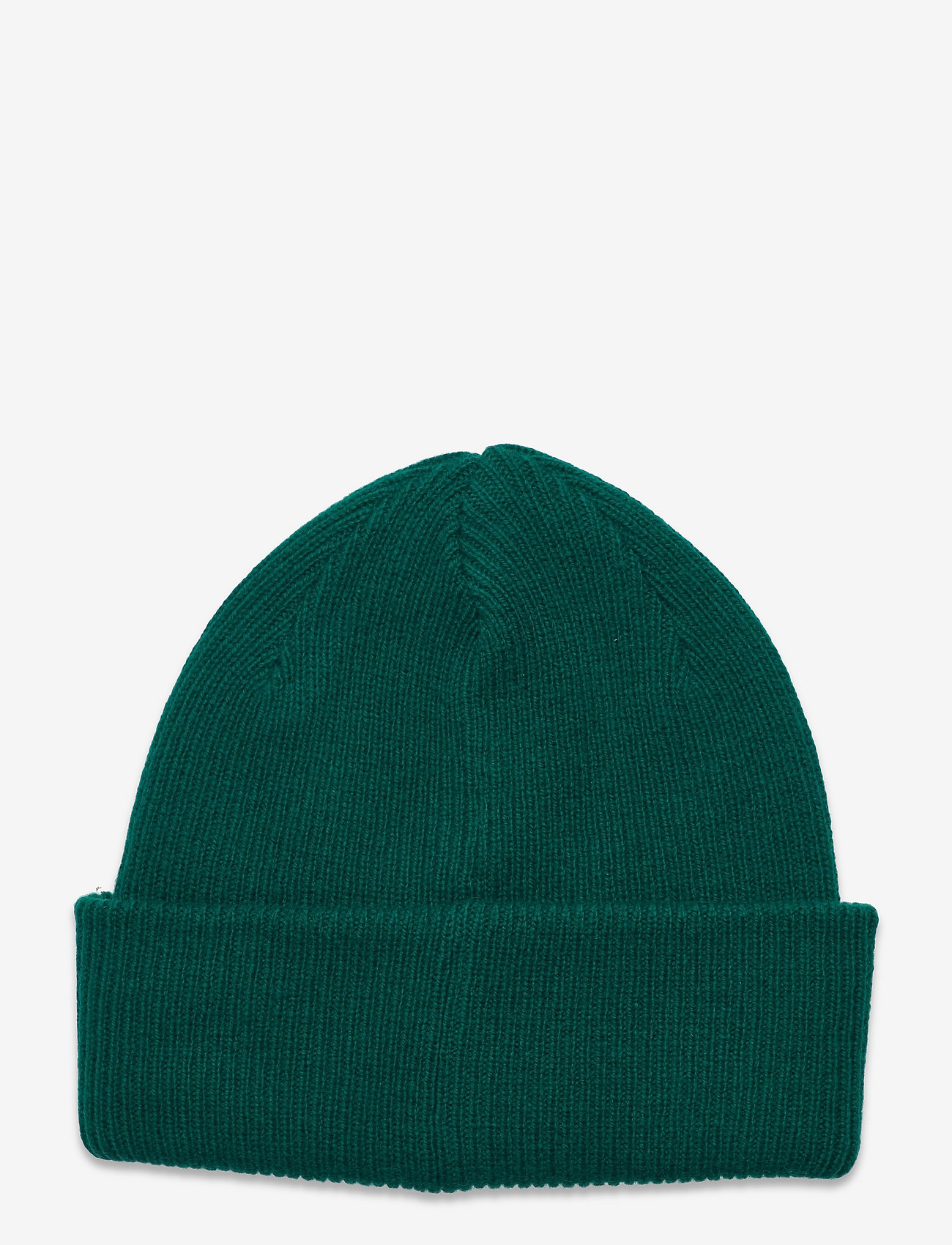 Wood Wood - Mande ribbed beanie - dark emerald - 1