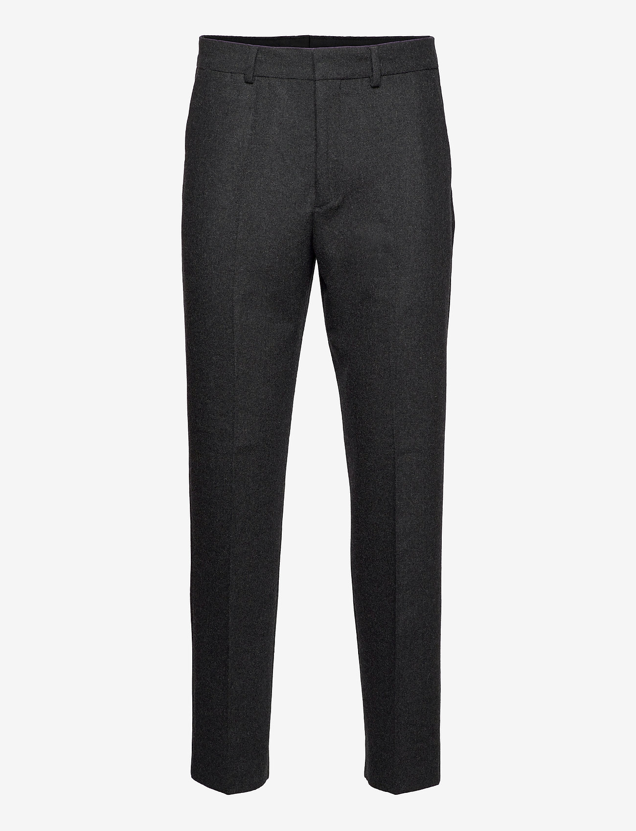 WOOD WOOD - Surrey recycled wool trousers - charcoal melange - 0