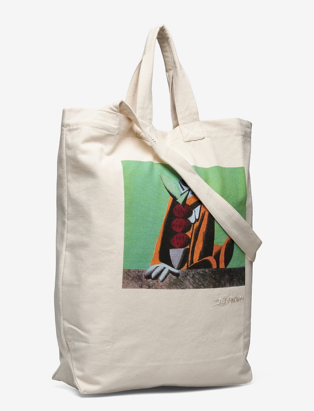 Wood Wood - High JM canvas shopper - off-white - 2