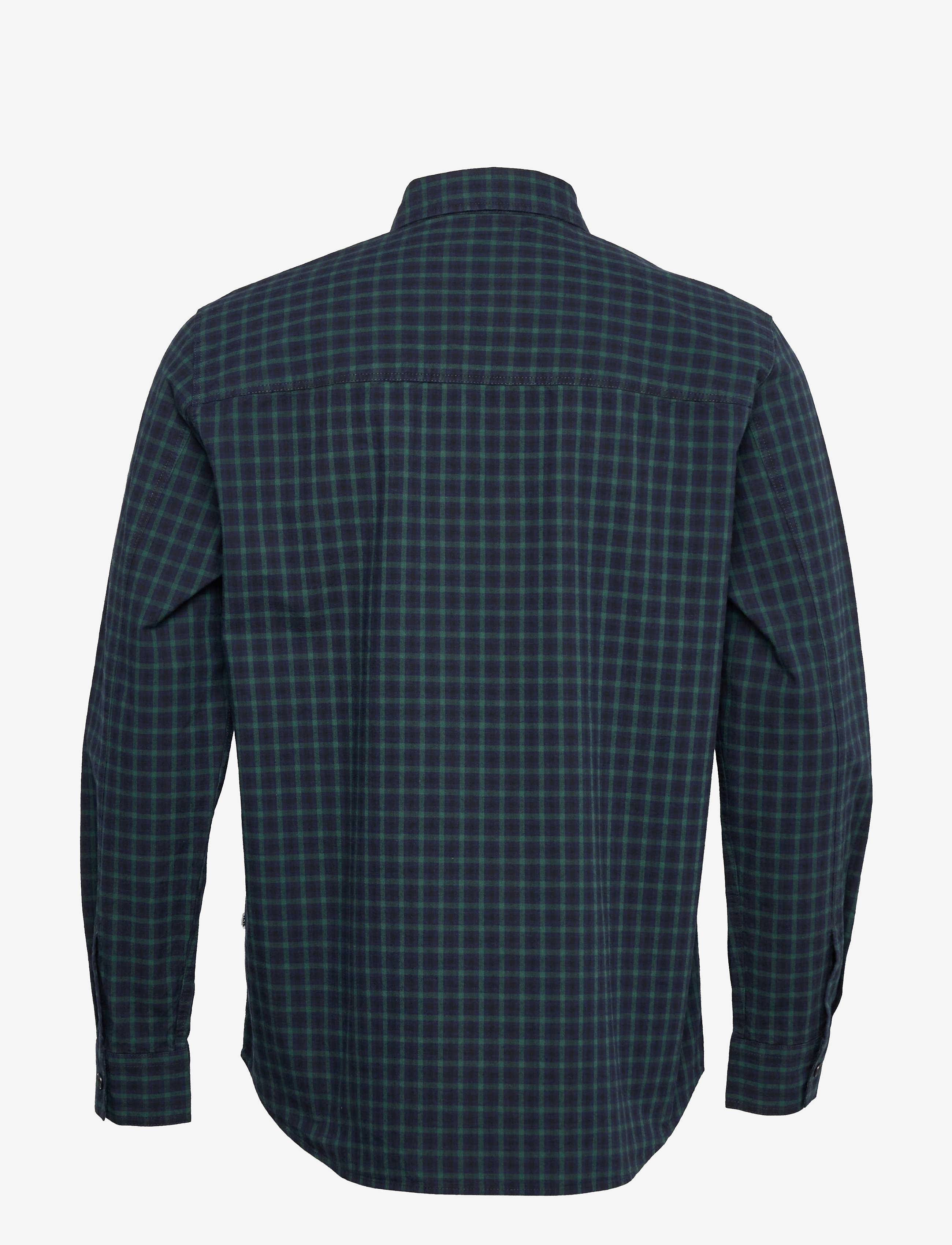 Wood Wood - Avenir flannel check shirt - navy - 1