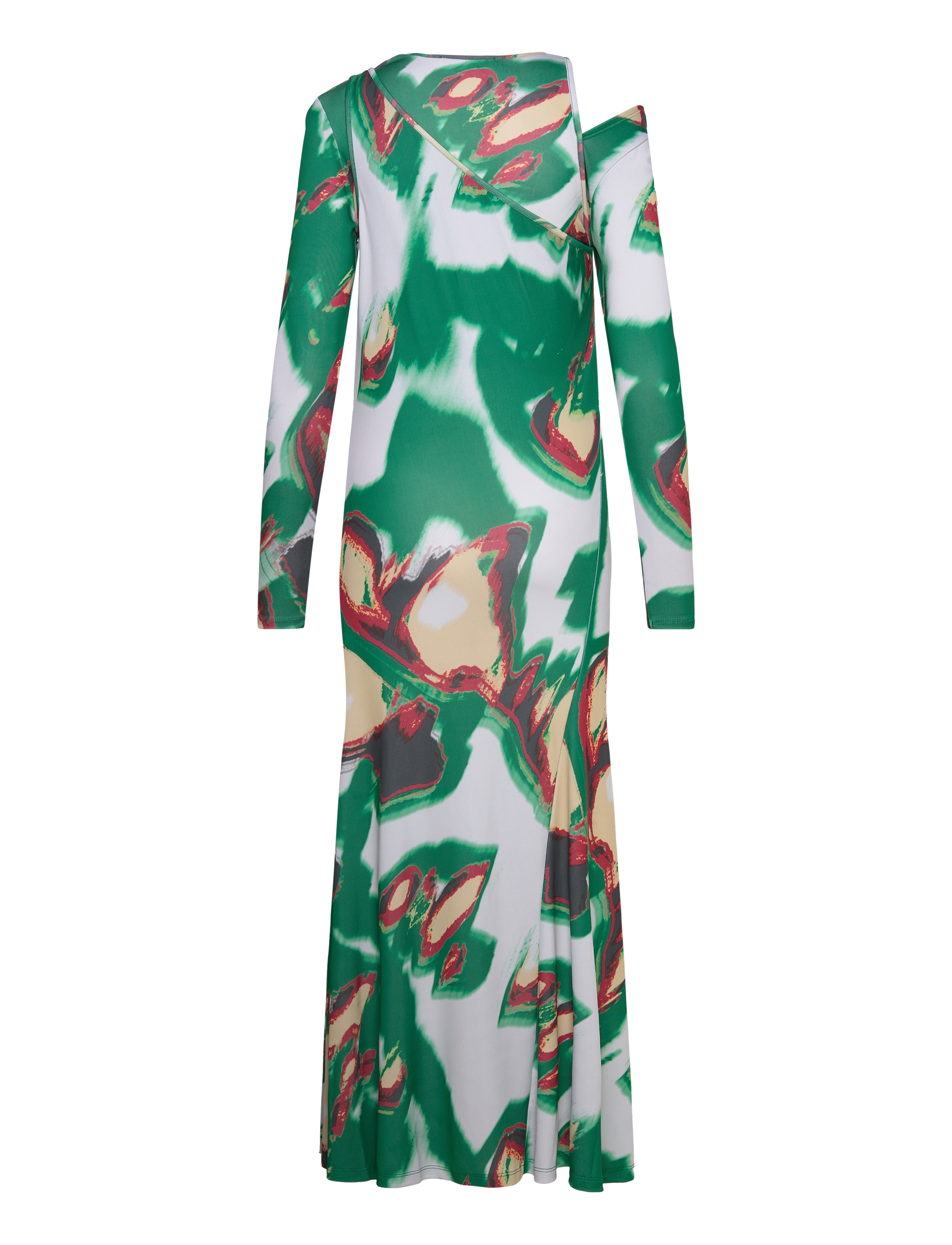 WOOD WOOD - Erica print wrap dress - wickelkleider - bright green - 2