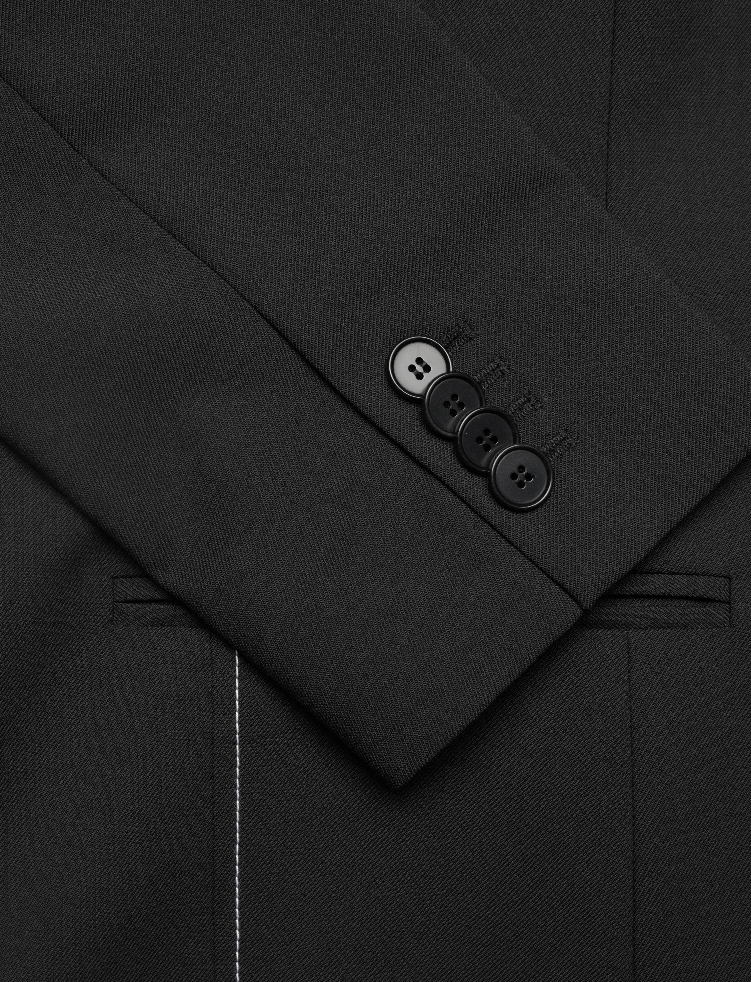 WOOD WOOD - WWConnell Blazer - smokinger - black - 3