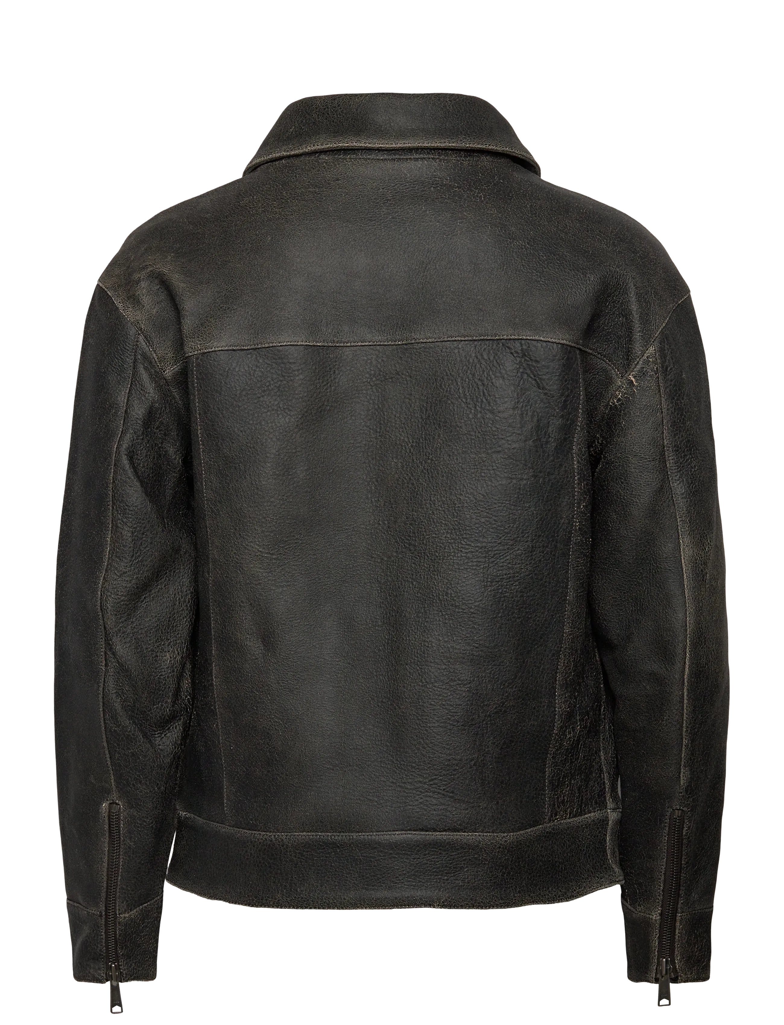 WOOD WOOD - WWJacob Leather Jacket - brown chocolate - 1