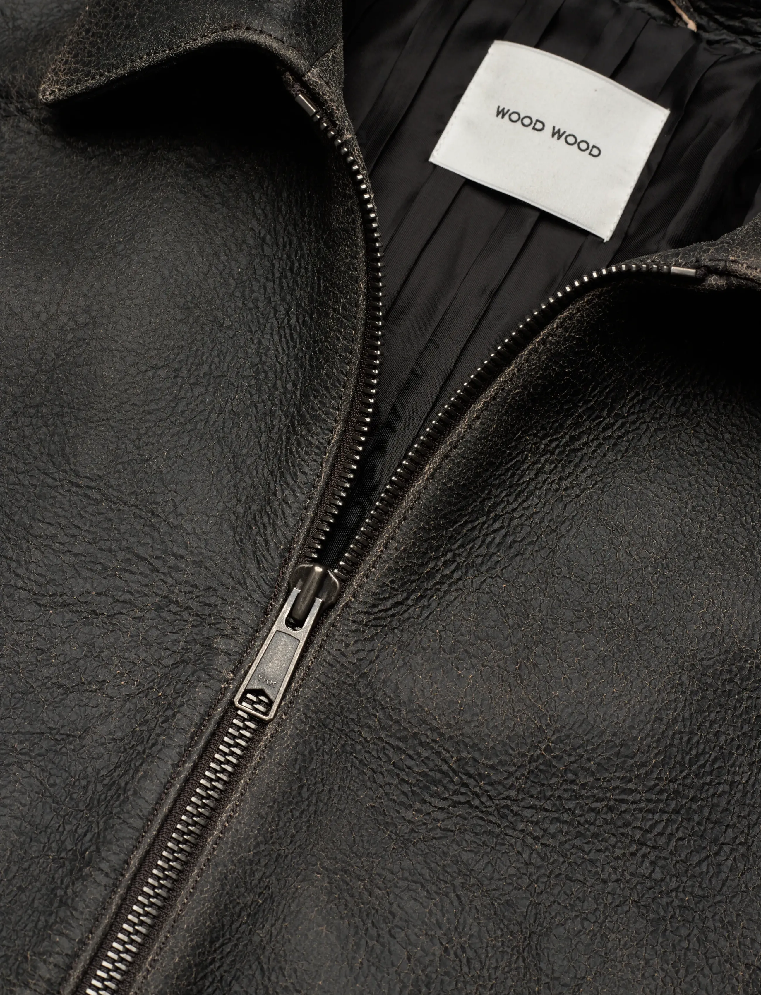 WOOD WOOD - WWJacob Leather Jacket - brown chocolate - 2