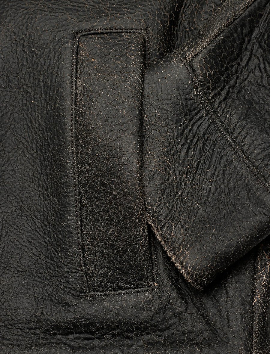 WOOD WOOD - WWJacob Leather Jacket - brown chocolate - 3