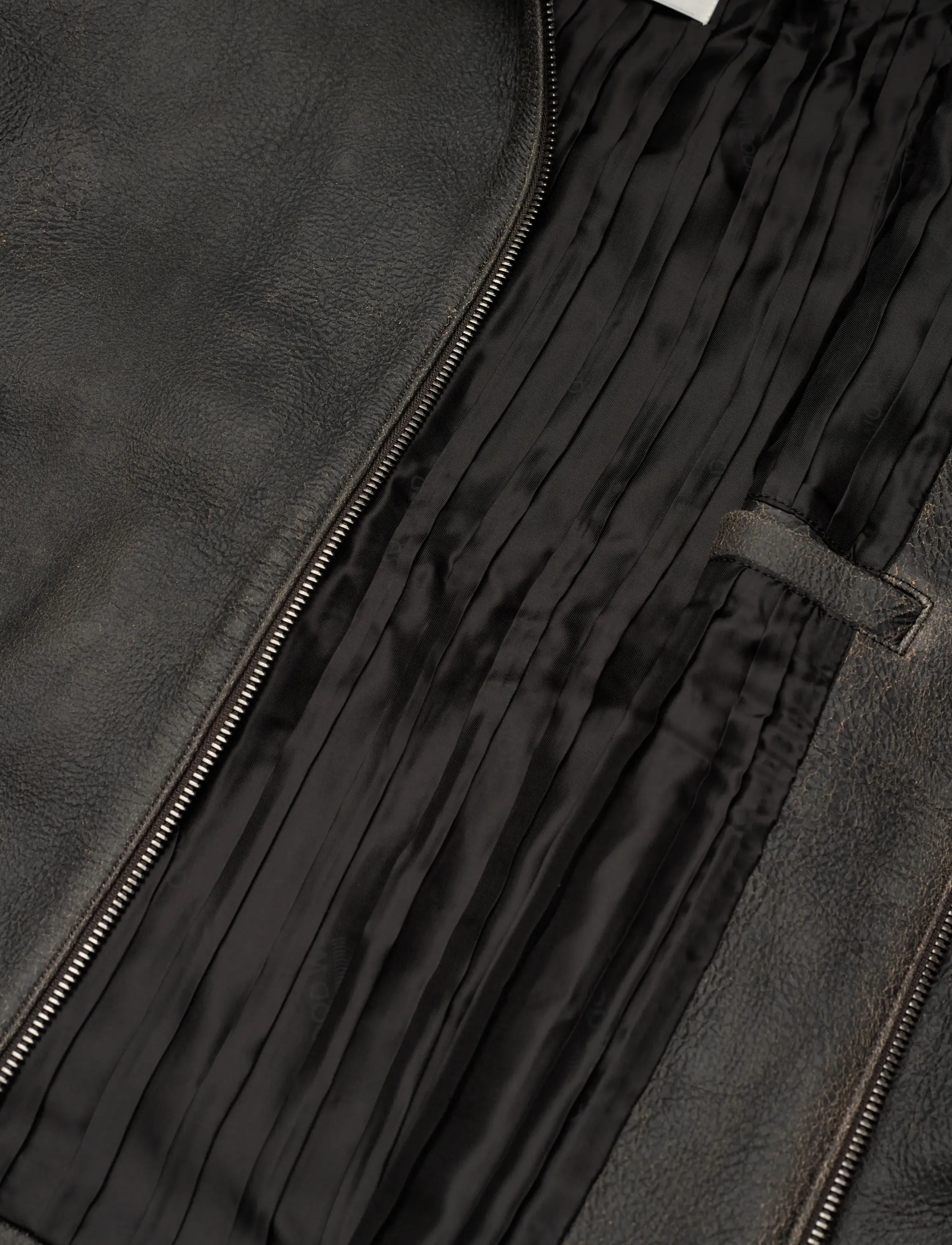 WOOD WOOD - WWJacob Leather Jacket - brown chocolate - 4