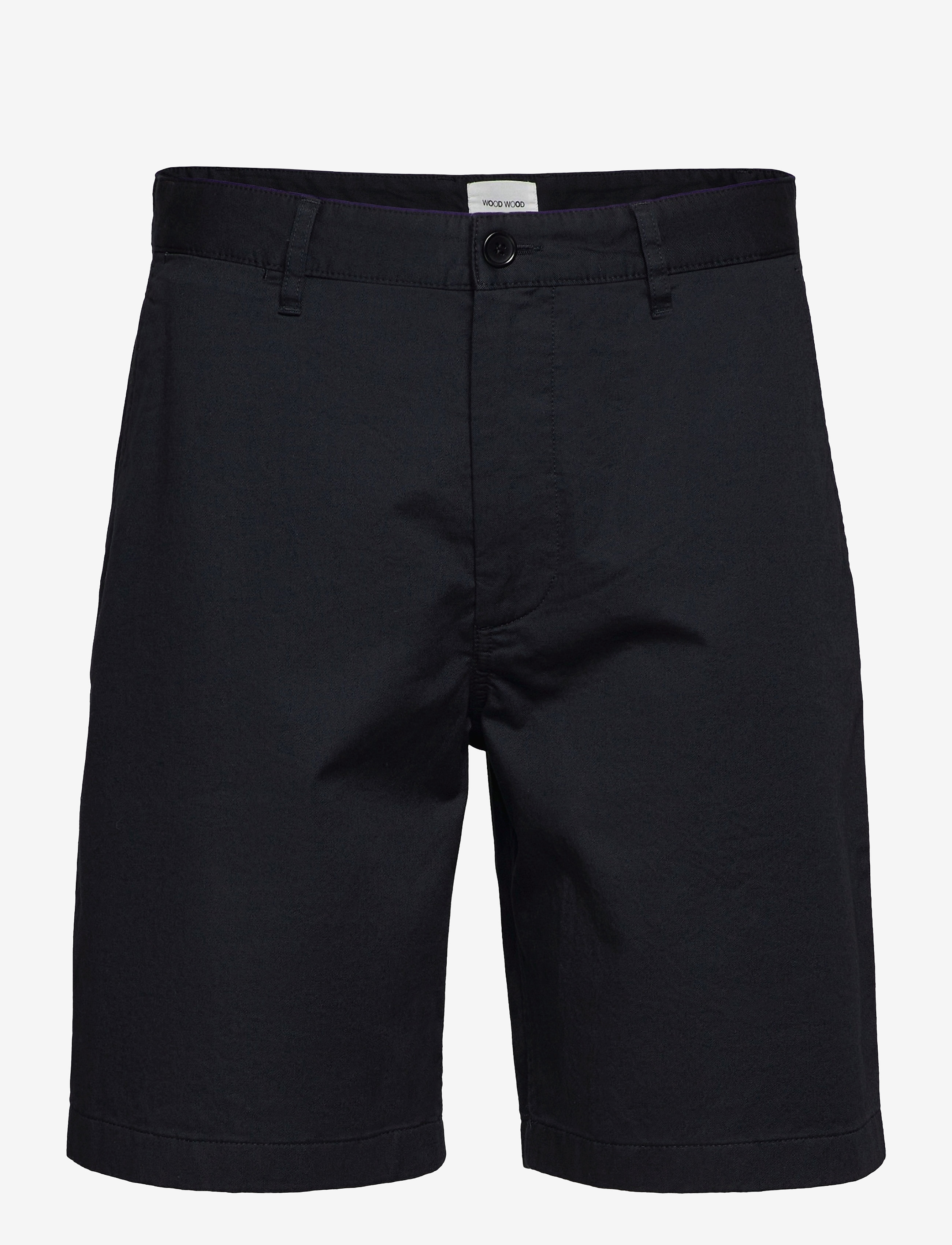 WOOD WOOD Jonathan light twill shorts - Wood Wood - BLACK / black