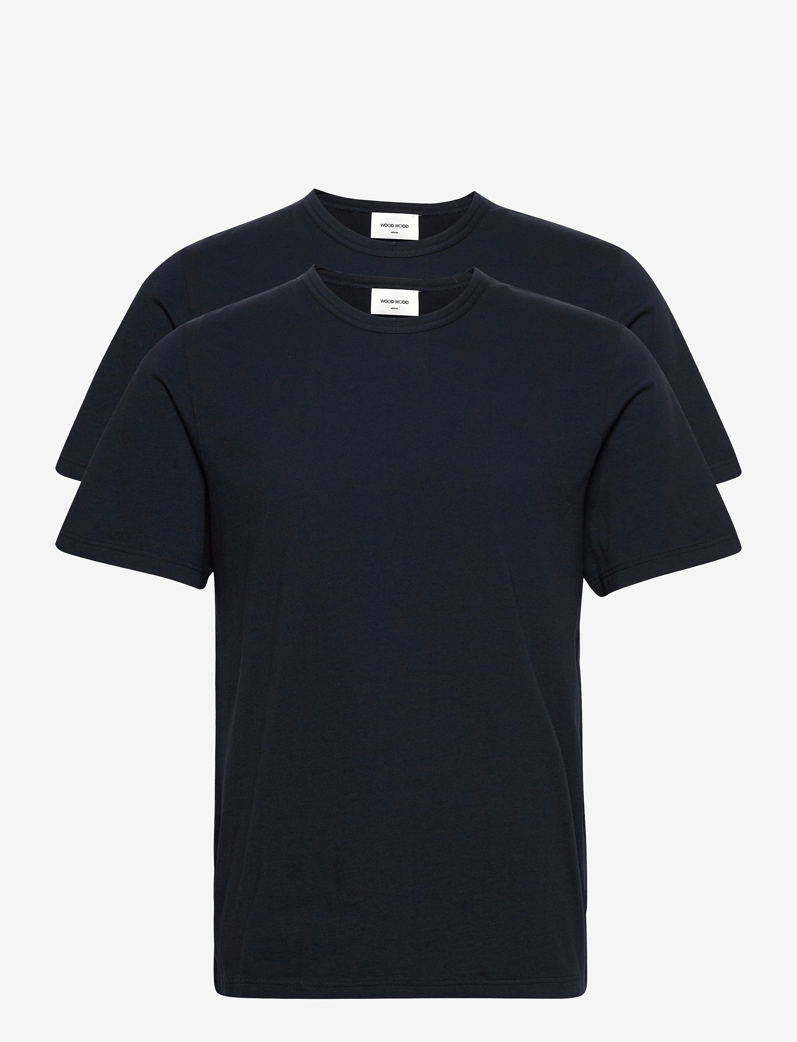 Wood Wood - Allan 2-pack T-shirt - navy - 0