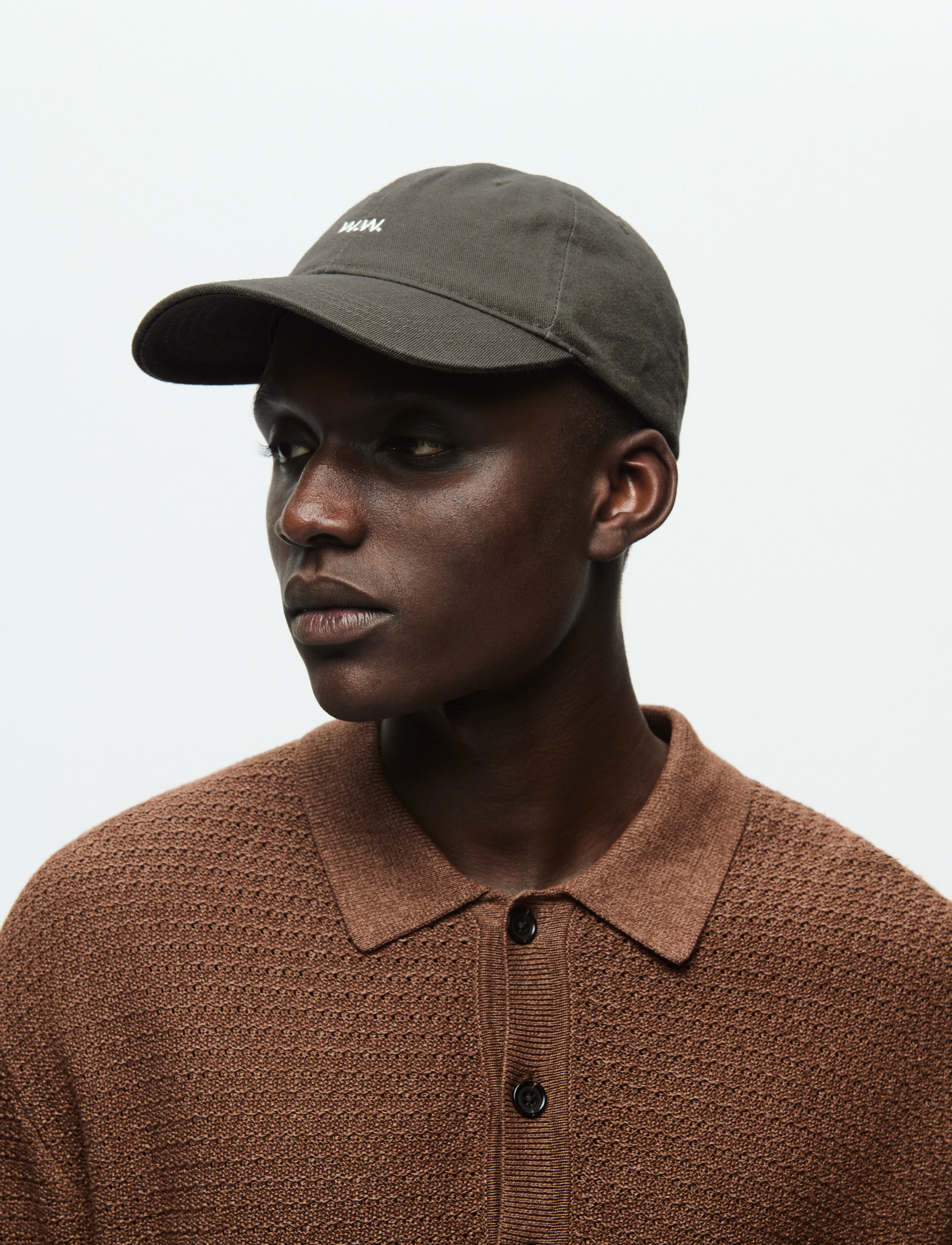 WOOD WOOD WWLow profile cap - Hats & Caps - IRON GATE / green