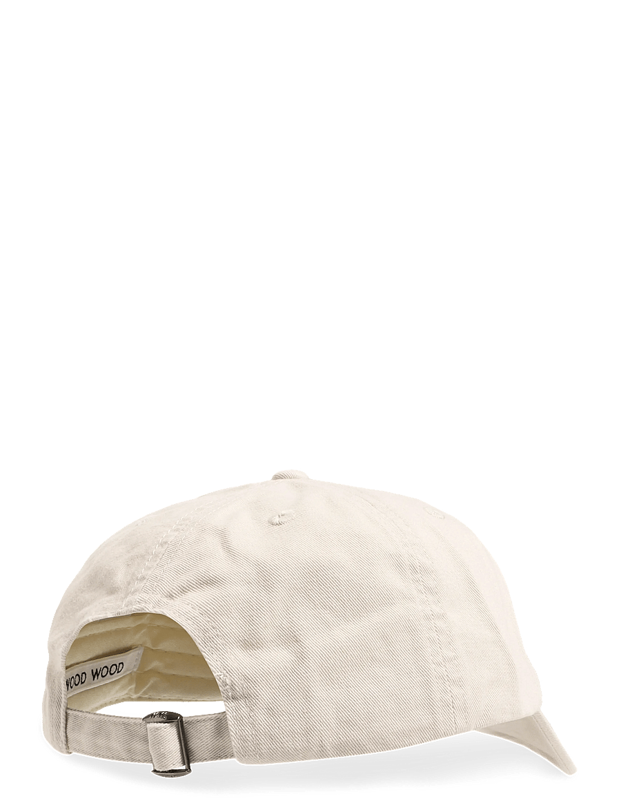 WOOD WOOD - WWLow profile cap - mütsid ja nokkmütsid - off white - 2