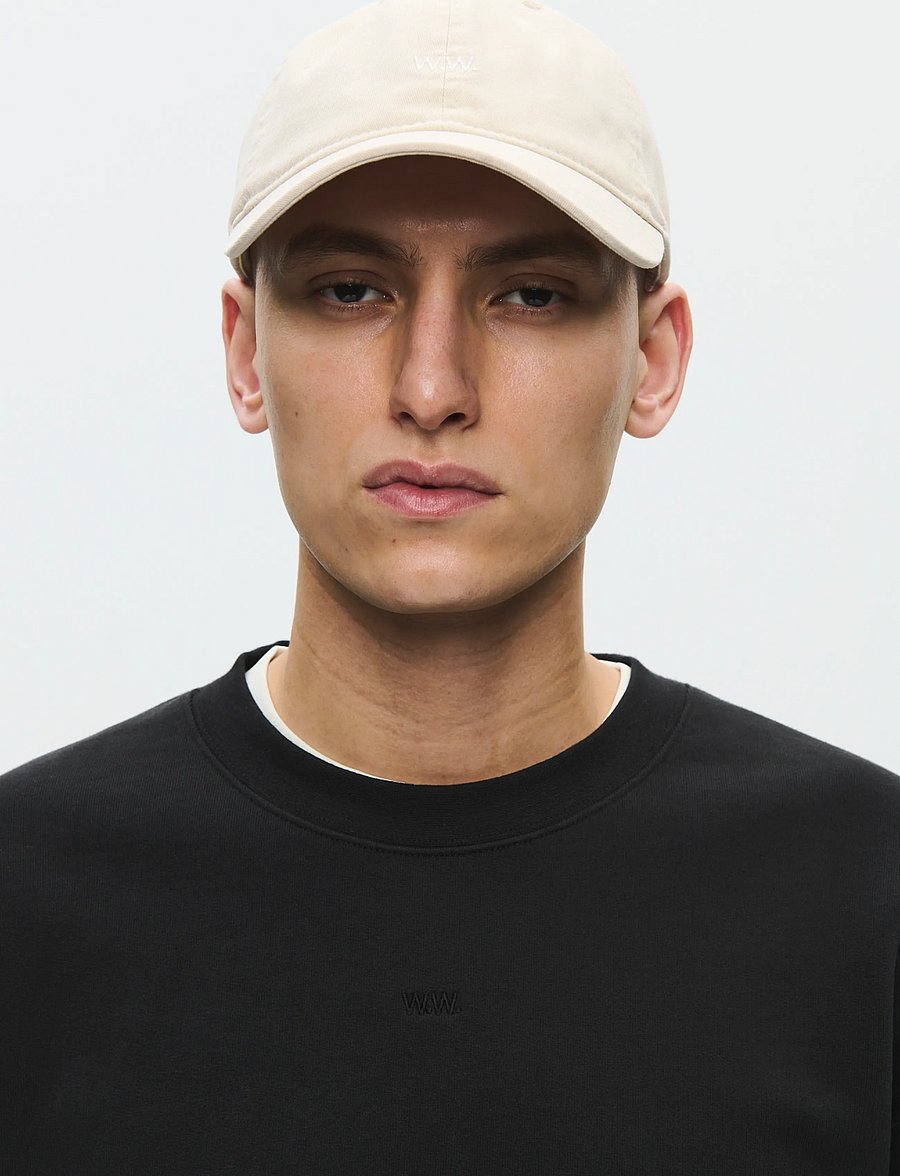 WOOD WOOD - WWLow profile cap - mütsid ja nokkmütsid - off white - 4