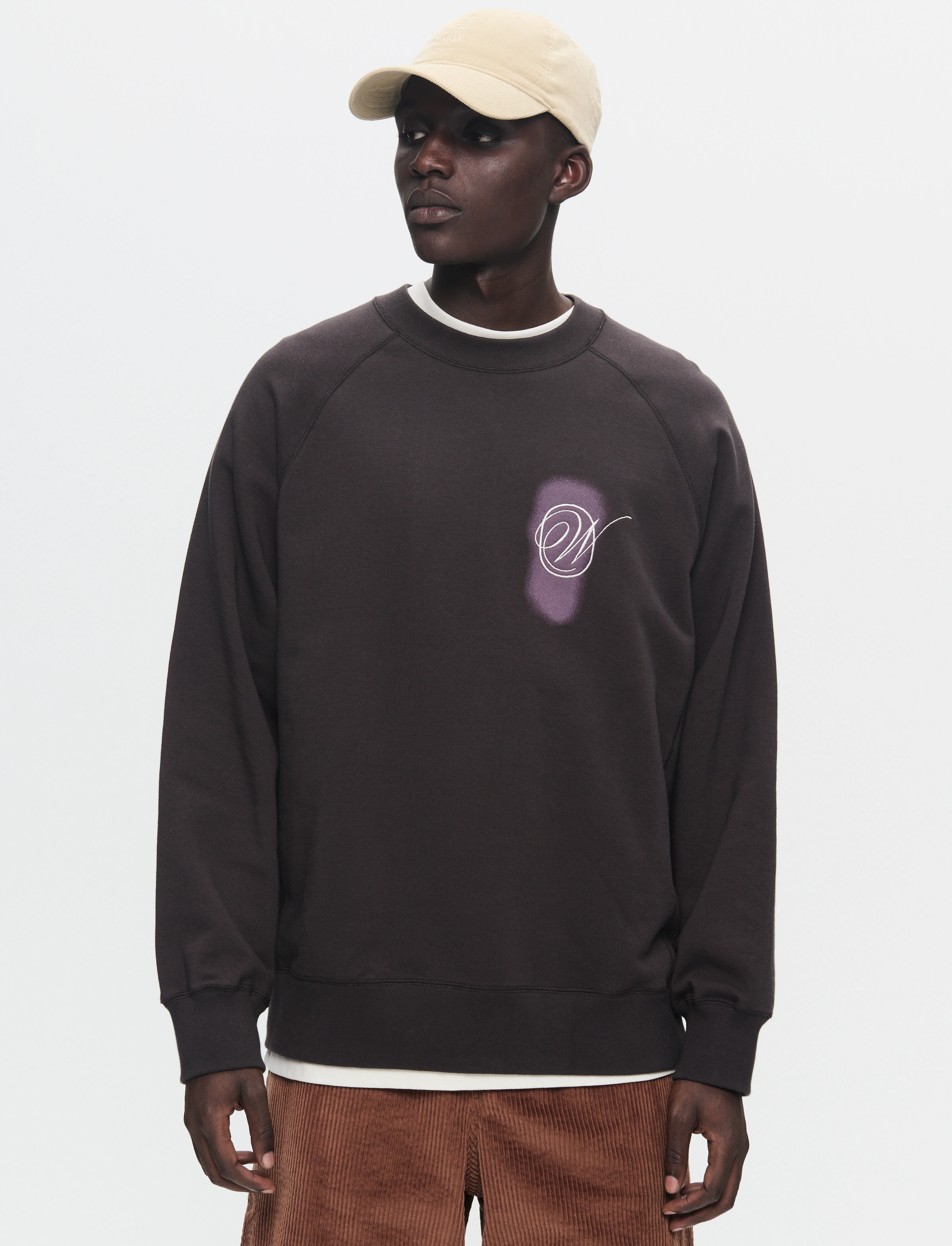 WOOD WOOD WWHester Gestart - Sweatshirts - LICORICE / black
