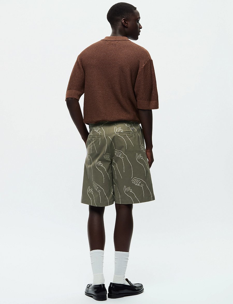 WOOD WOOD - WWfallon Short - freizeitshorts - dusty olive - 2