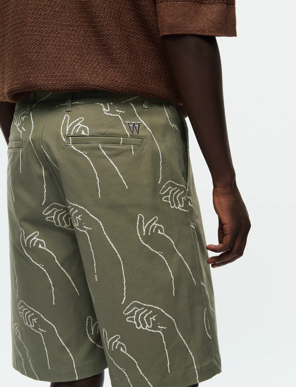 WOOD WOOD - WWfallon Short - casual shorts - dusty olive - 3