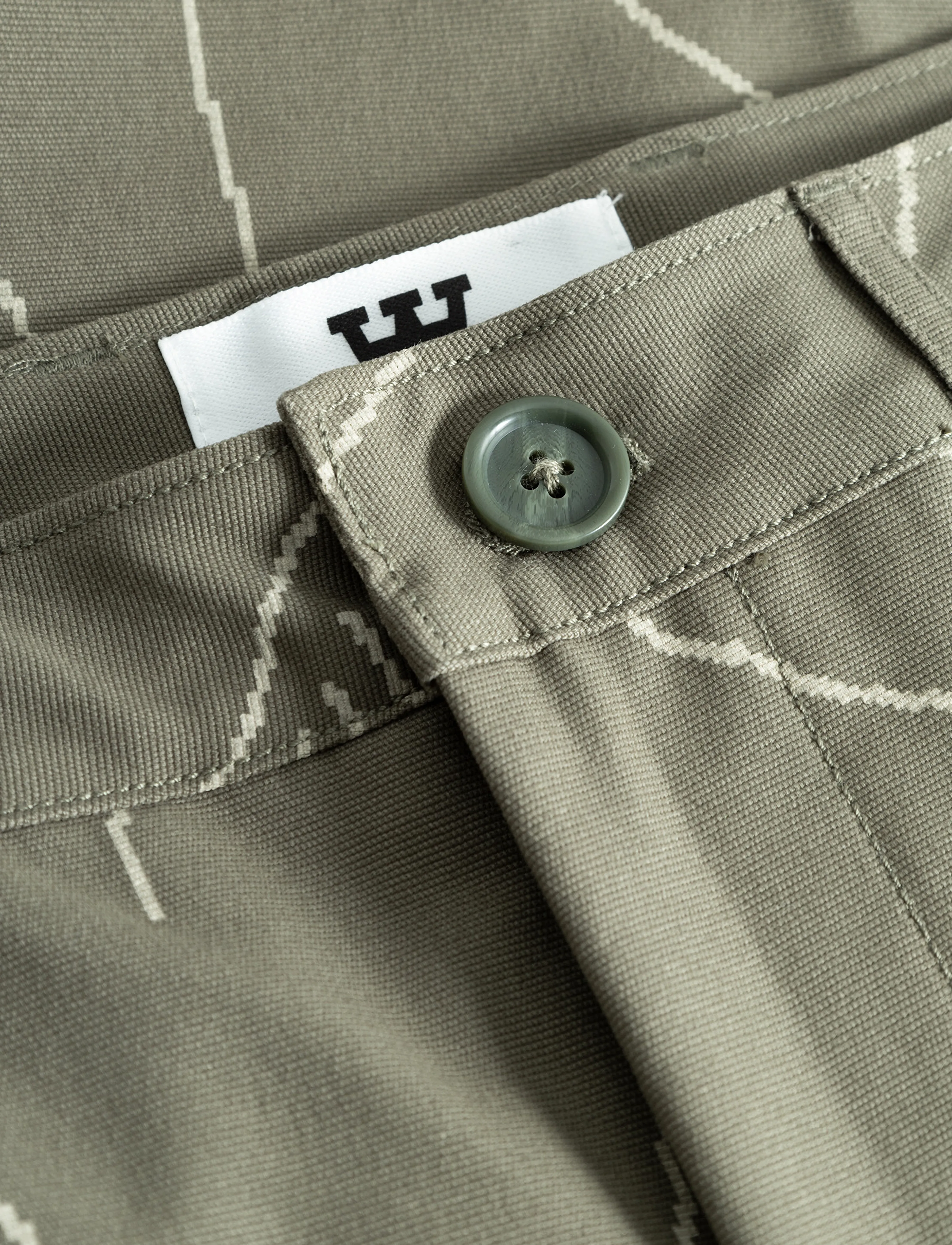 WOOD WOOD - WWfallon Short - casual shorts - dusty olive - 4