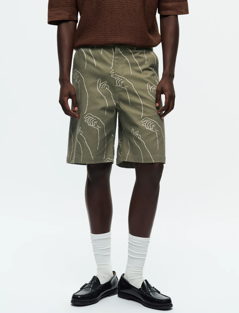 WOOD WOOD - WWfallon Short - casual shorts - dusty olive - 5