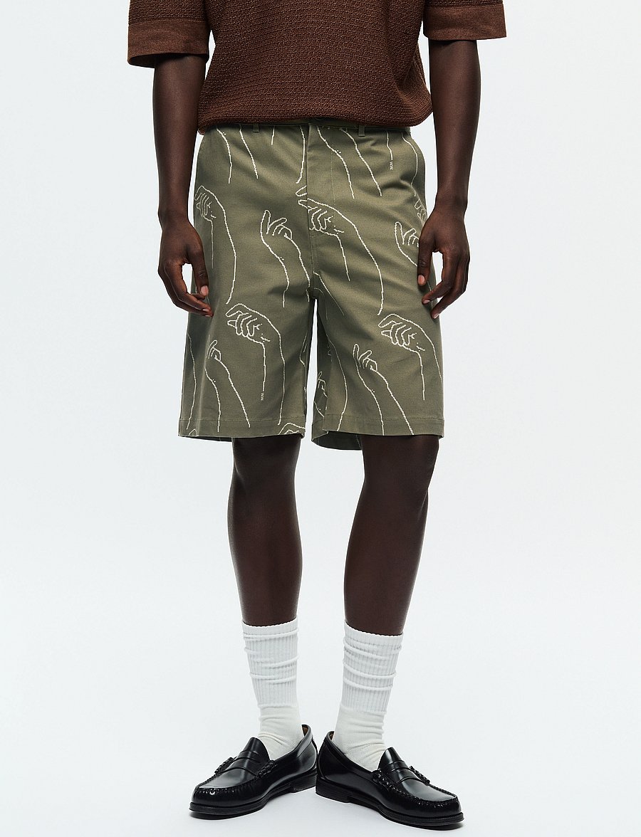 WOOD WOOD - WWfallon Short - freizeitshorts - dusty olive - 5