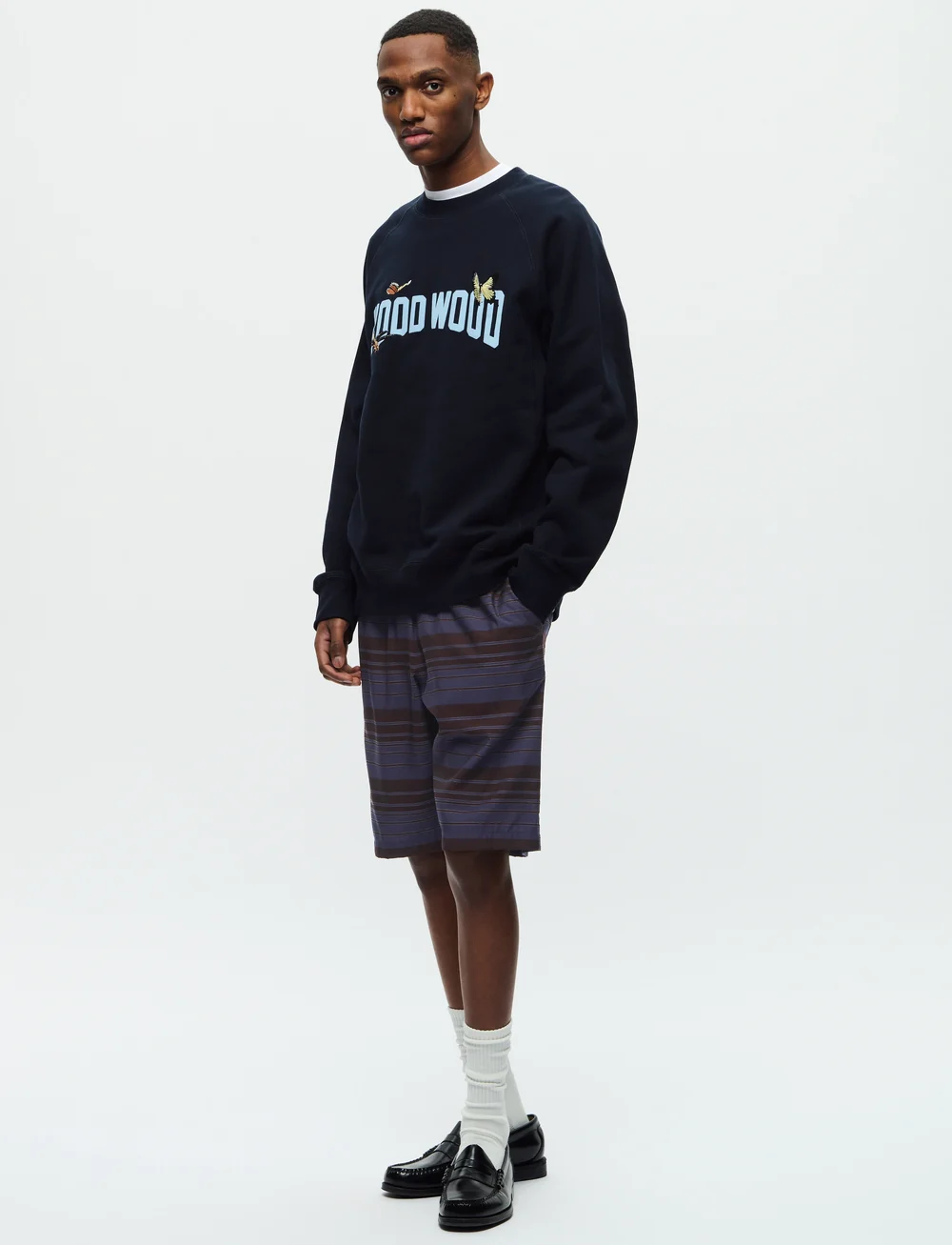 WOOD WOOD - WWarlo Short - ikdienas šorti - galaxy blue - 0