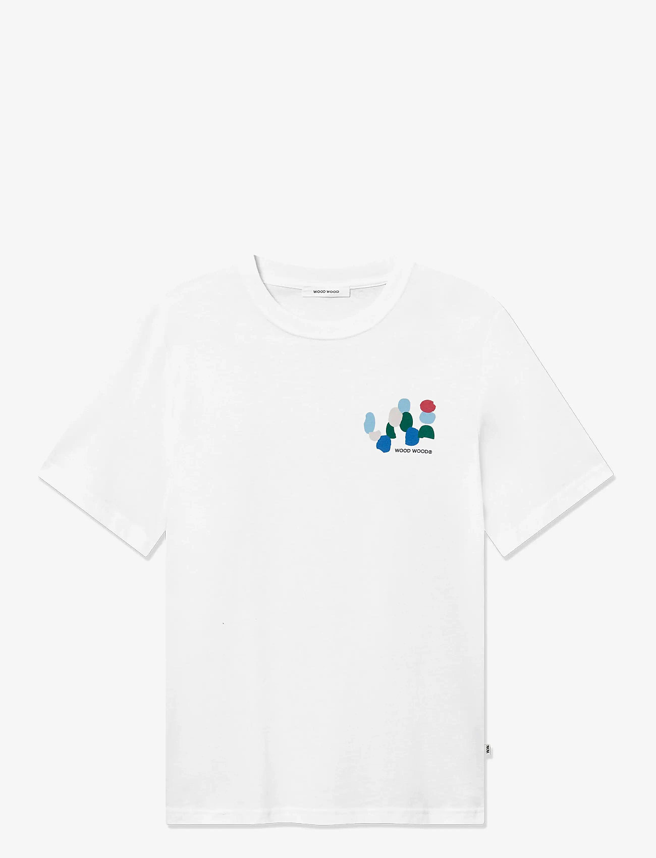 WOOD WOOD - WWBobby - kortærmede t-shirts - bright white - 1