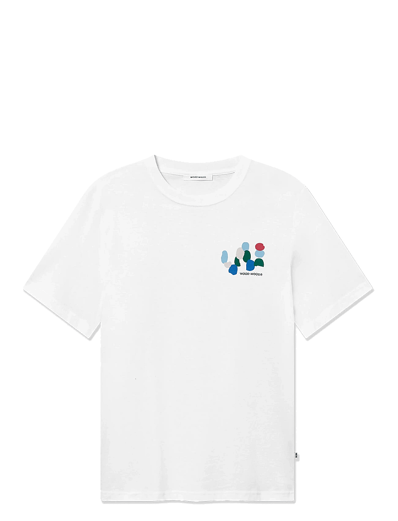 WOOD WOOD - WWBobby - kortærmede t-shirts - bright white - 1