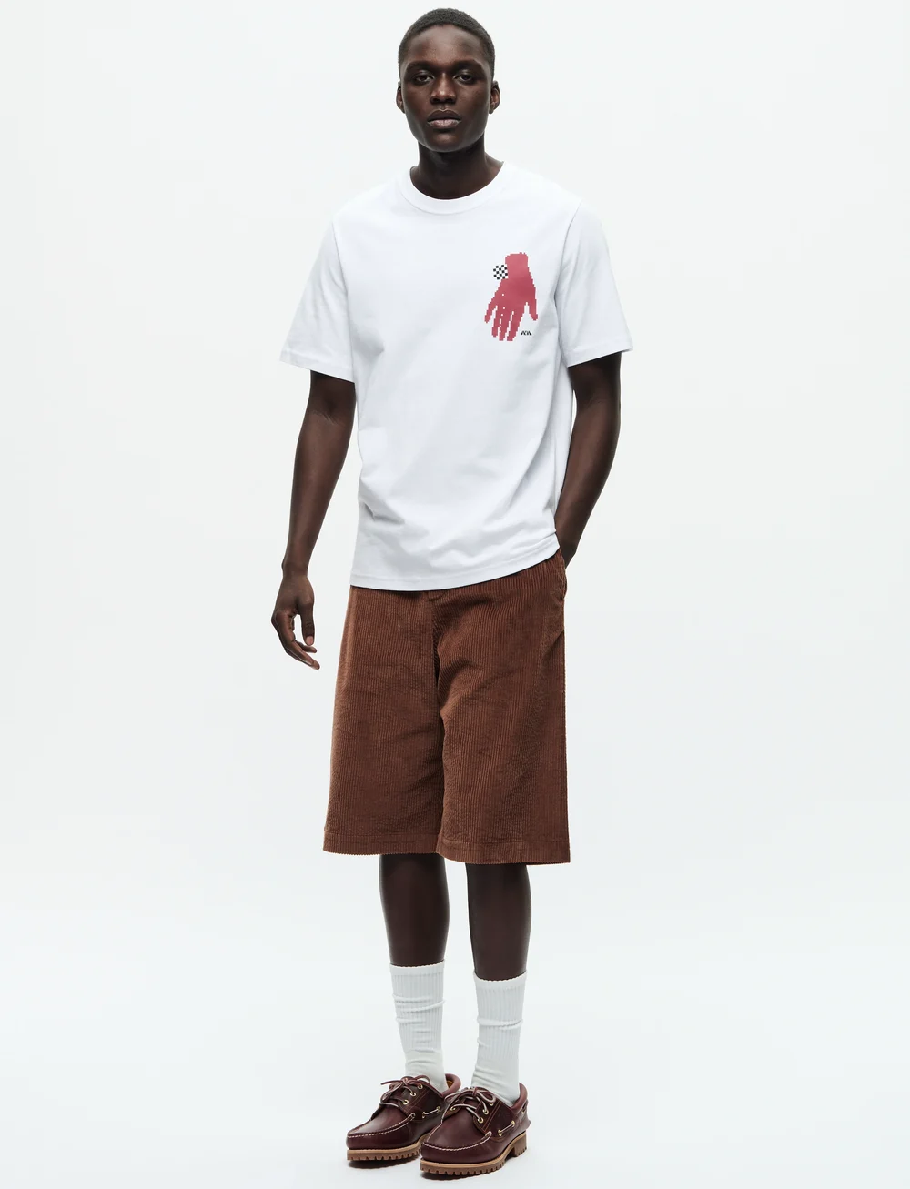 WOOD WOOD - WWBobby - kurzärmelig - bright white - 2