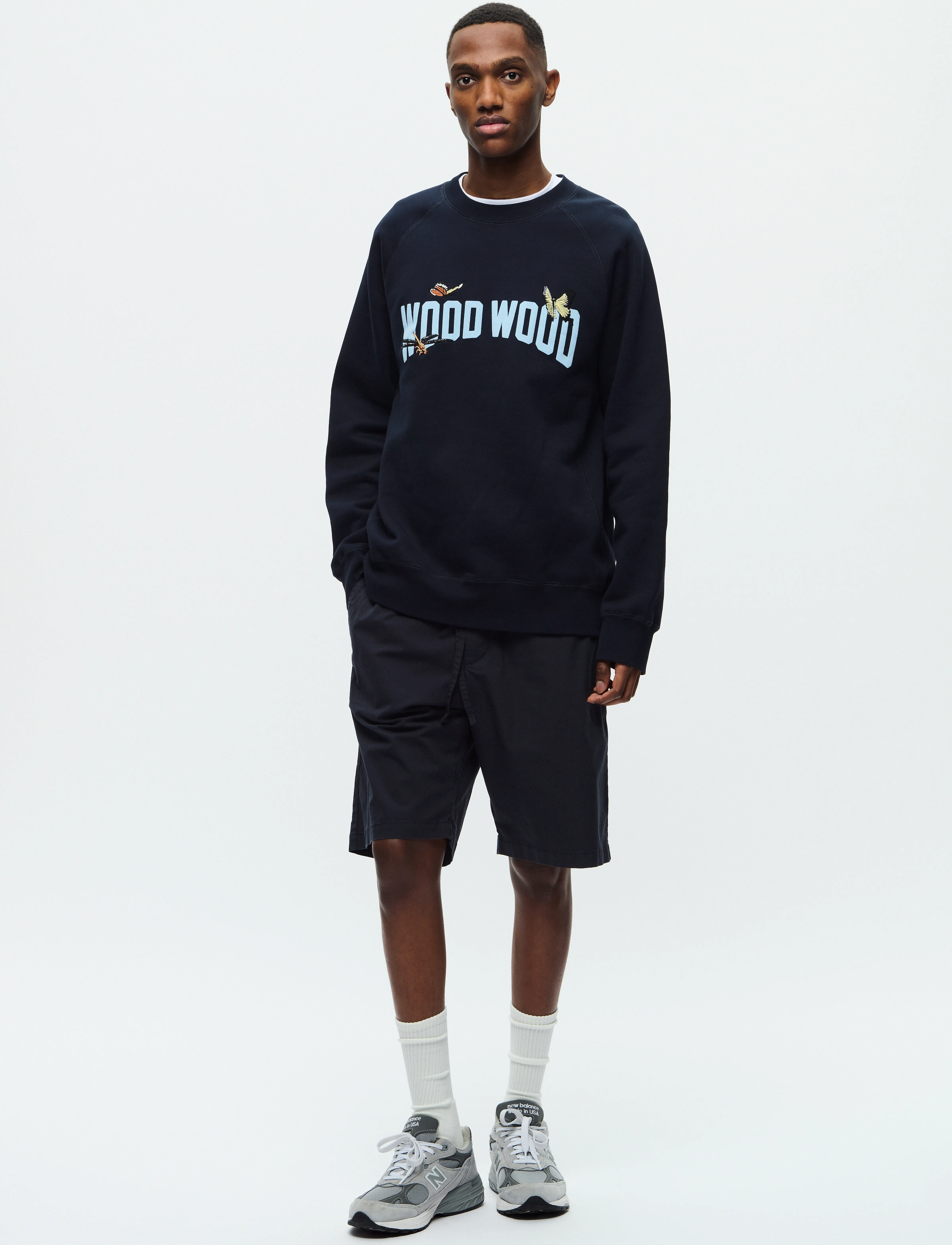 WOOD WOOD - WWHester - sweatshirts - dark navy - 2