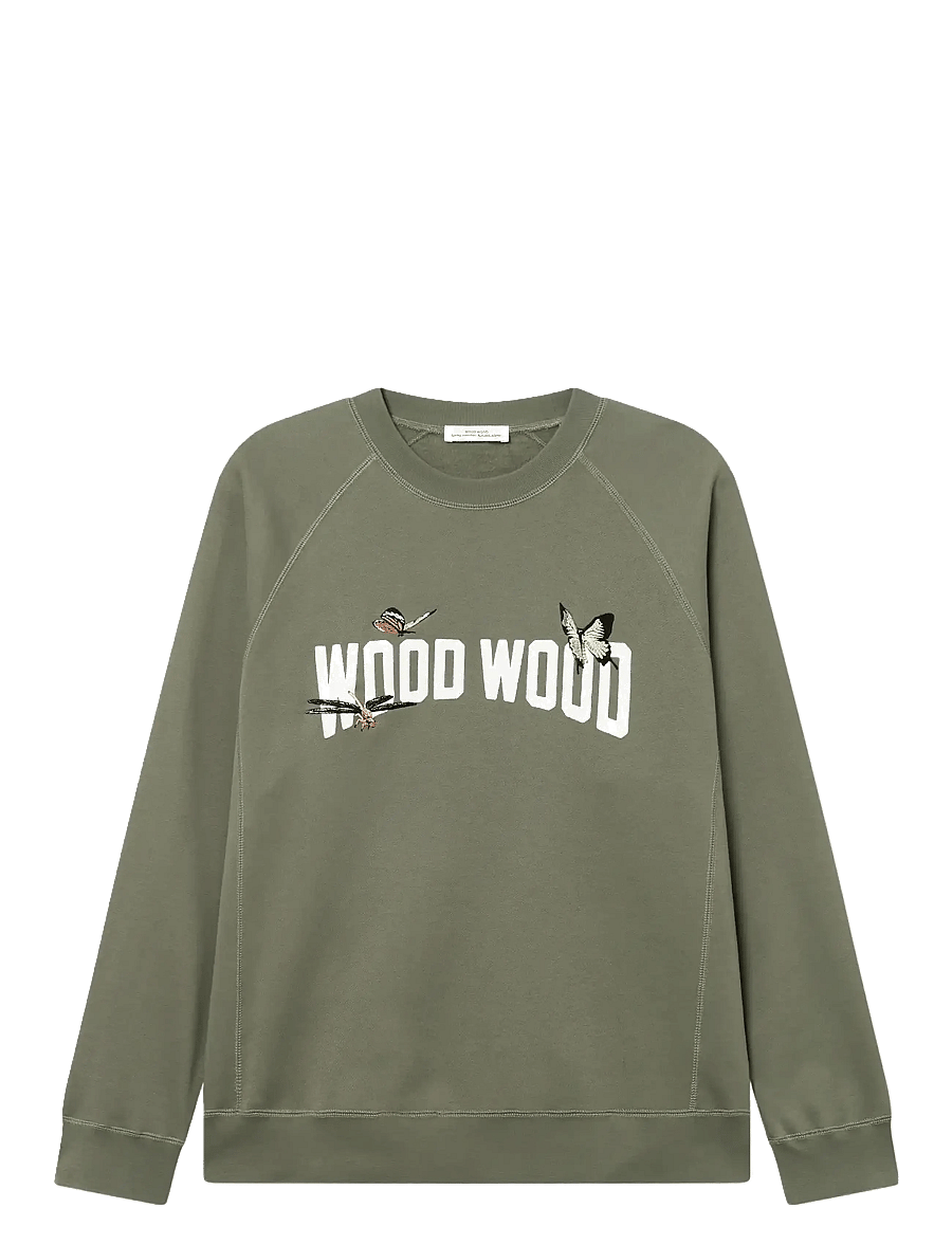 WOOD WOOD - WWHester - sweatshirts - dusty olive - 1